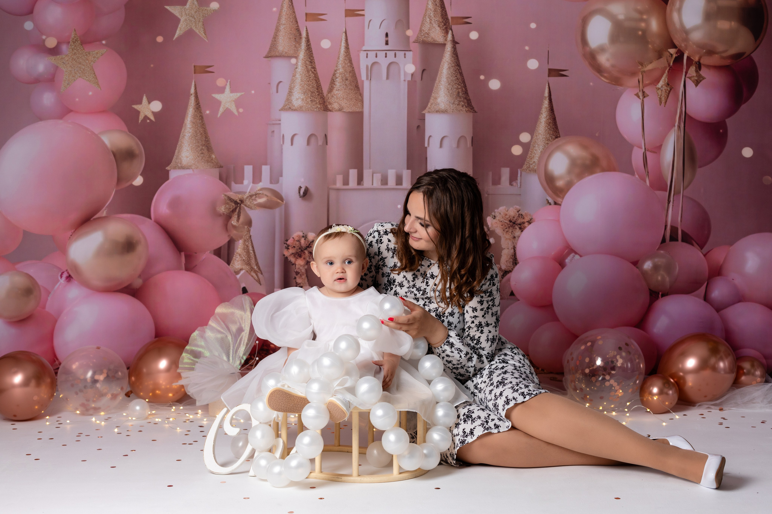 С тортиком. Фотограф новорождённых Псков