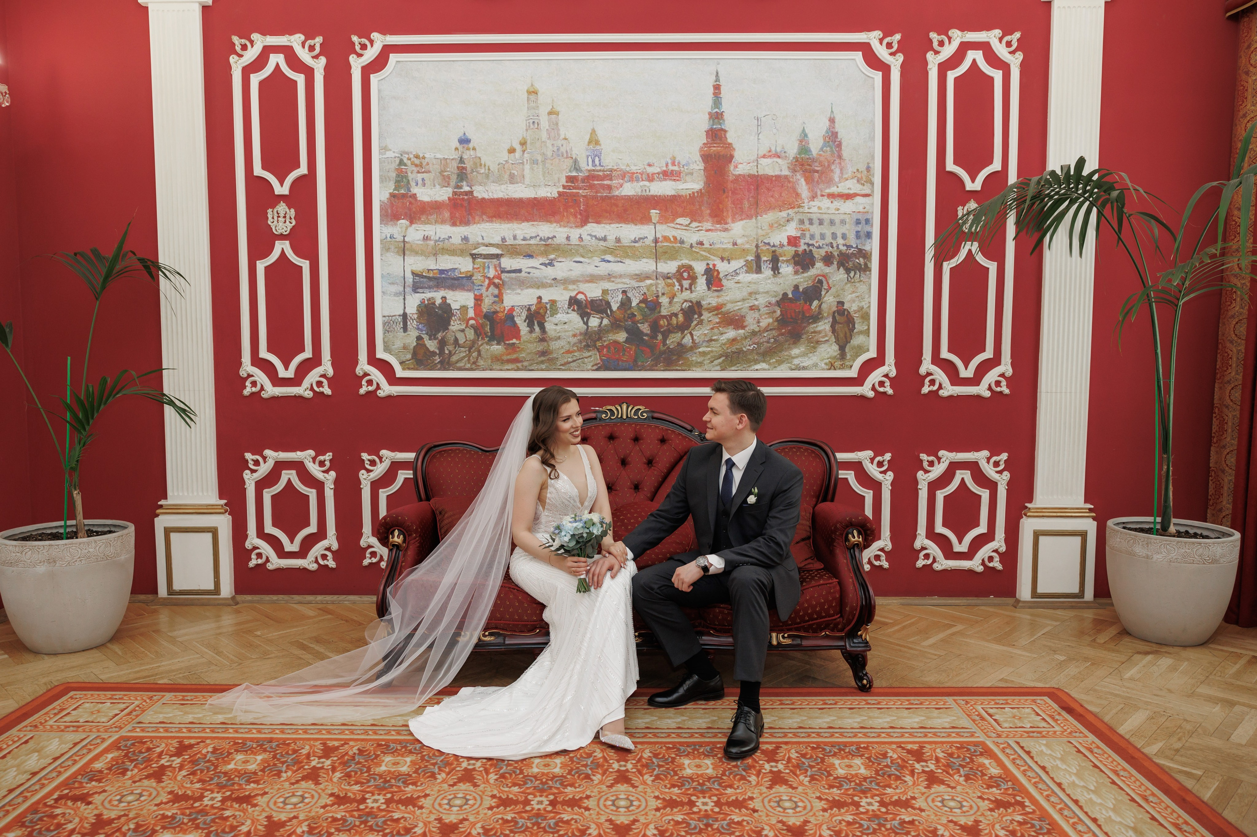 Даша и Дима, Грибоедовский ЗАГС. Свадебный и репортажный фотограф (Москва, Королев и другие)