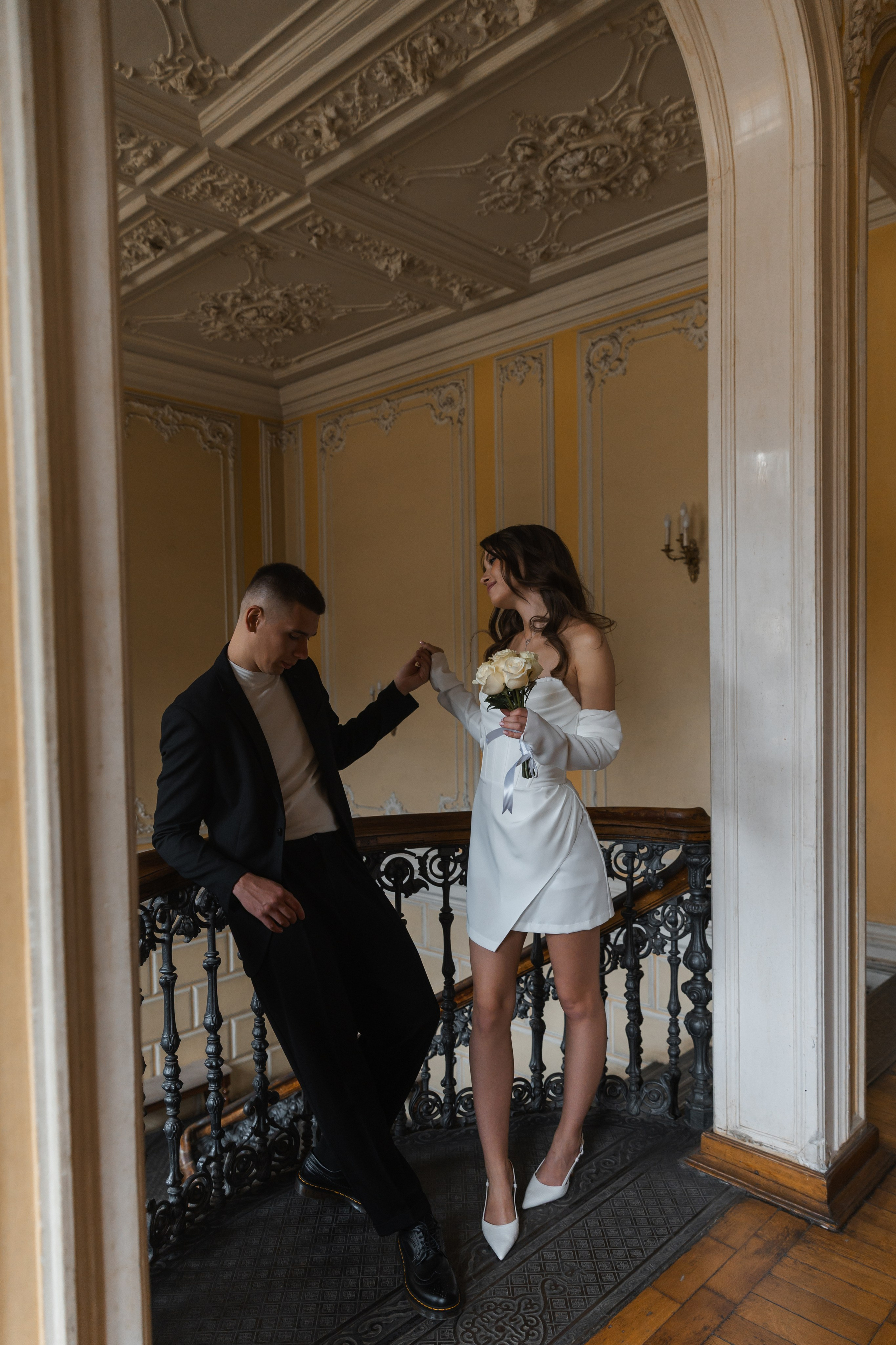 Даниил и Анастасия. Свадебная фотосессия в Библиотеке-читальне им. А. С. Пушкина. Фотограф и видеограф Анна Домашенко