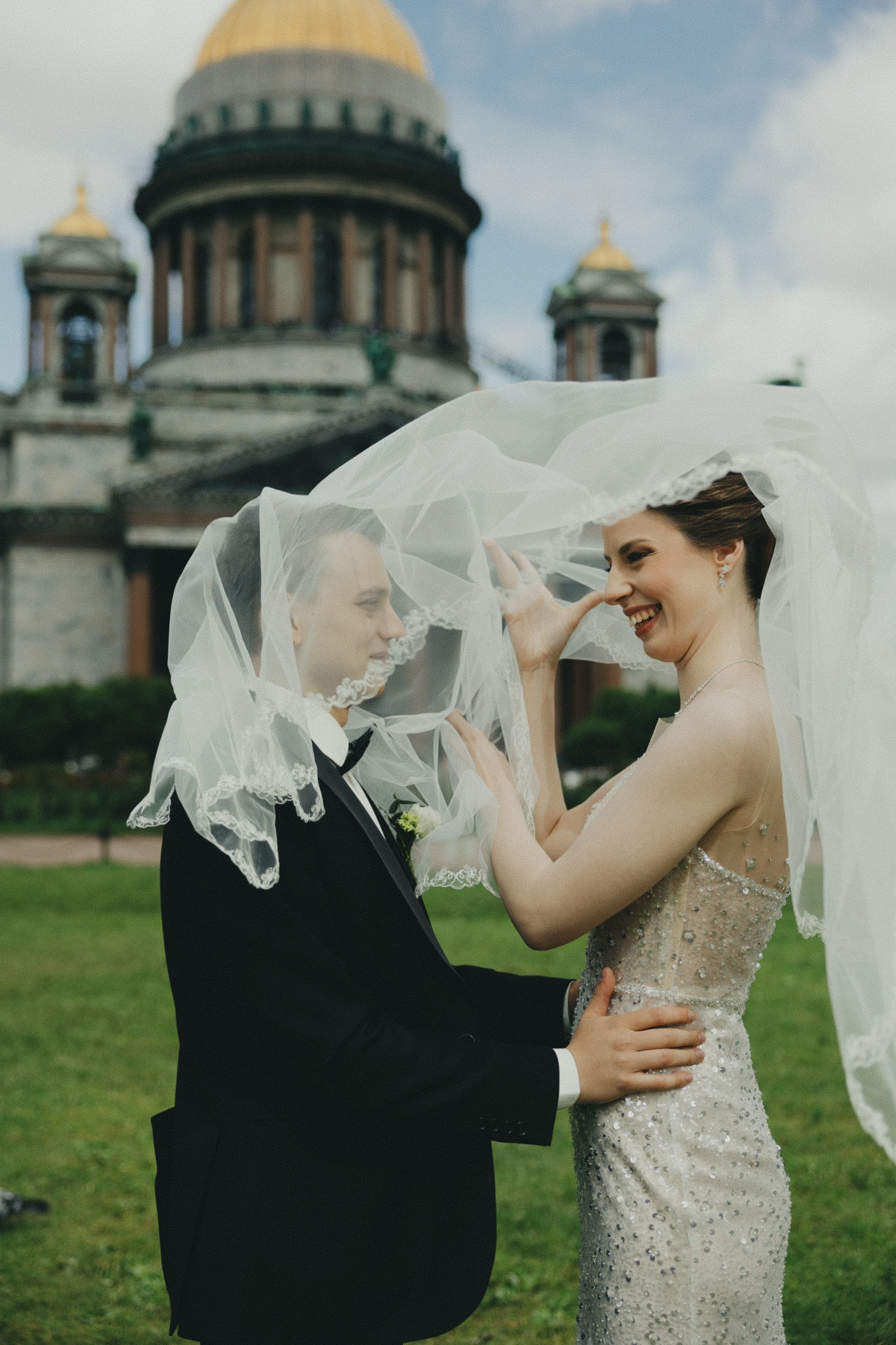 Алена и Денис — обработка в стиле ретро пленка. Свадебный фотограф в Санкт-Петербурге Рябикин Александр , занимаюсь св