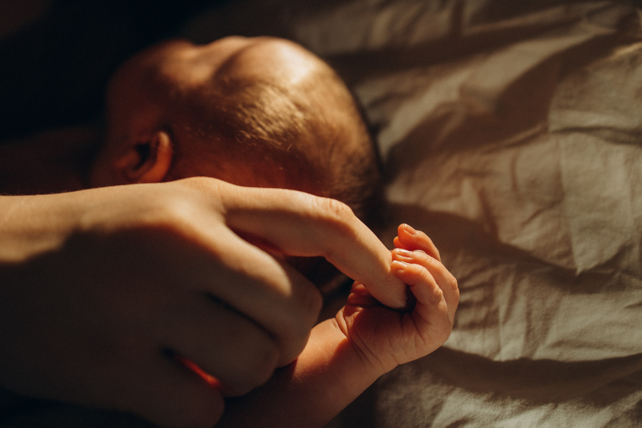 Домашняя фотосессия новорожденного (newborn). Семейный фотограф Москва Юлиана Фетисова