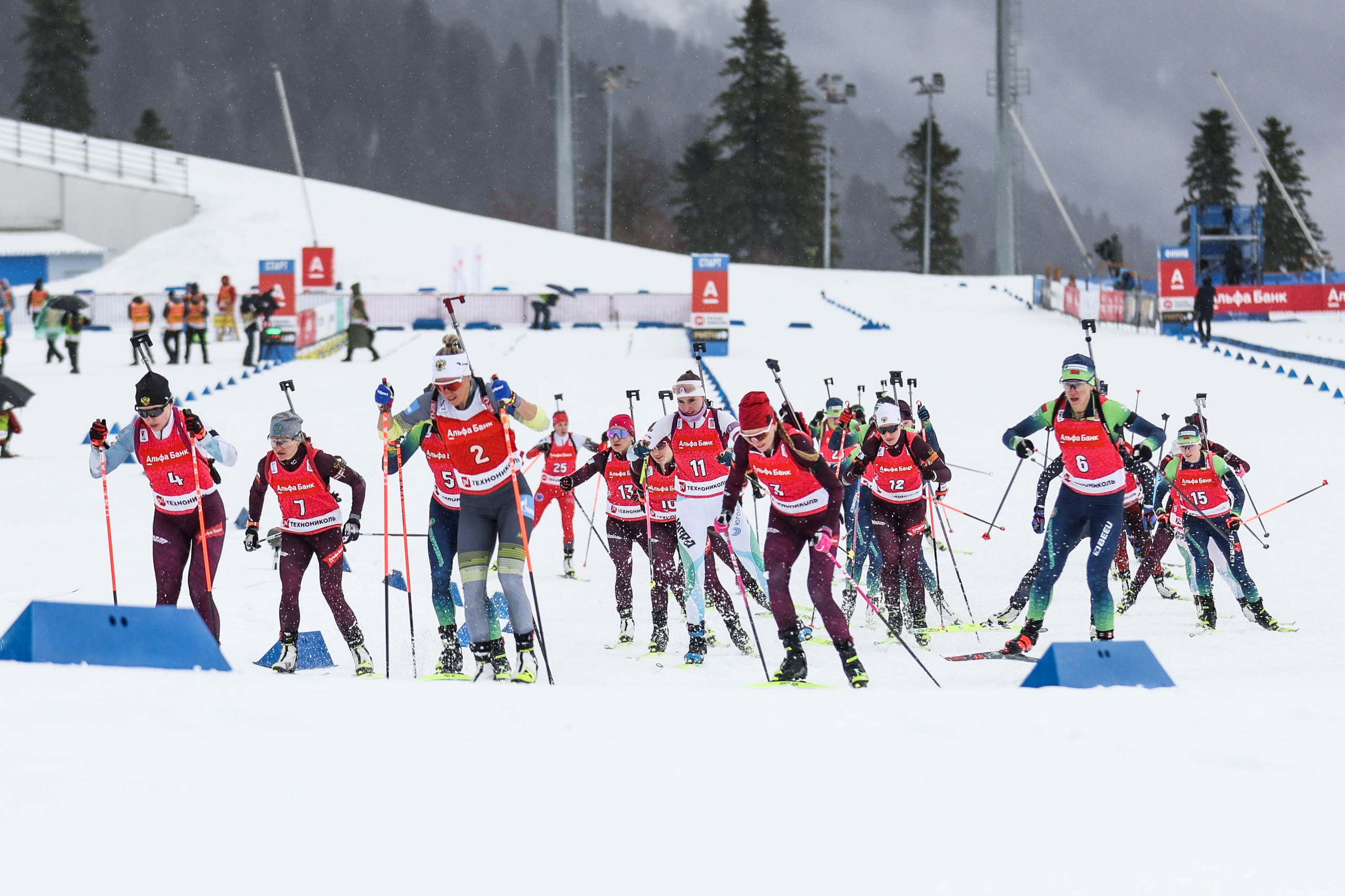 Масстарт Женщины