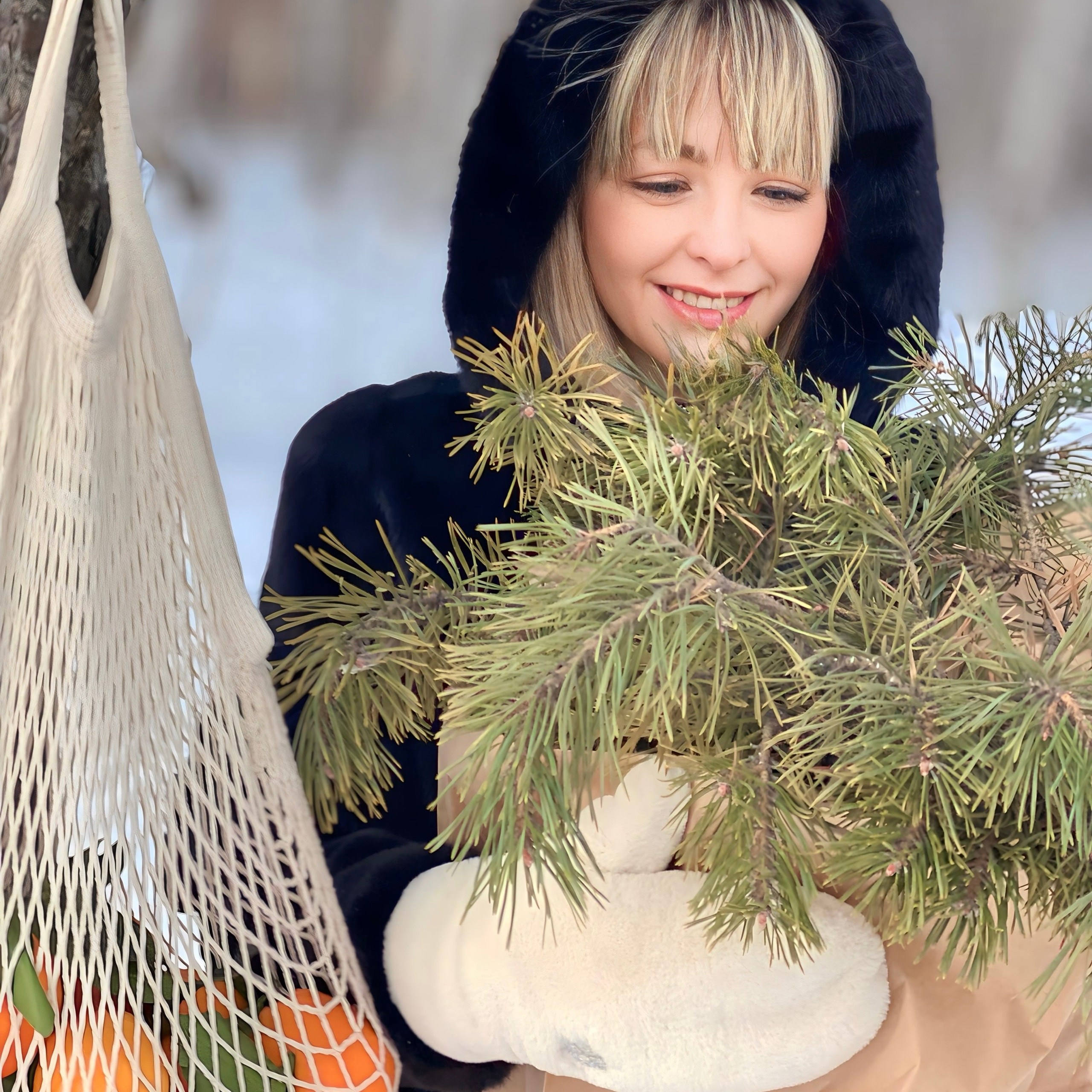 Зимний фотопроект с мандаринами. Фотограф Екатеринбург Екатерина Красноперова
