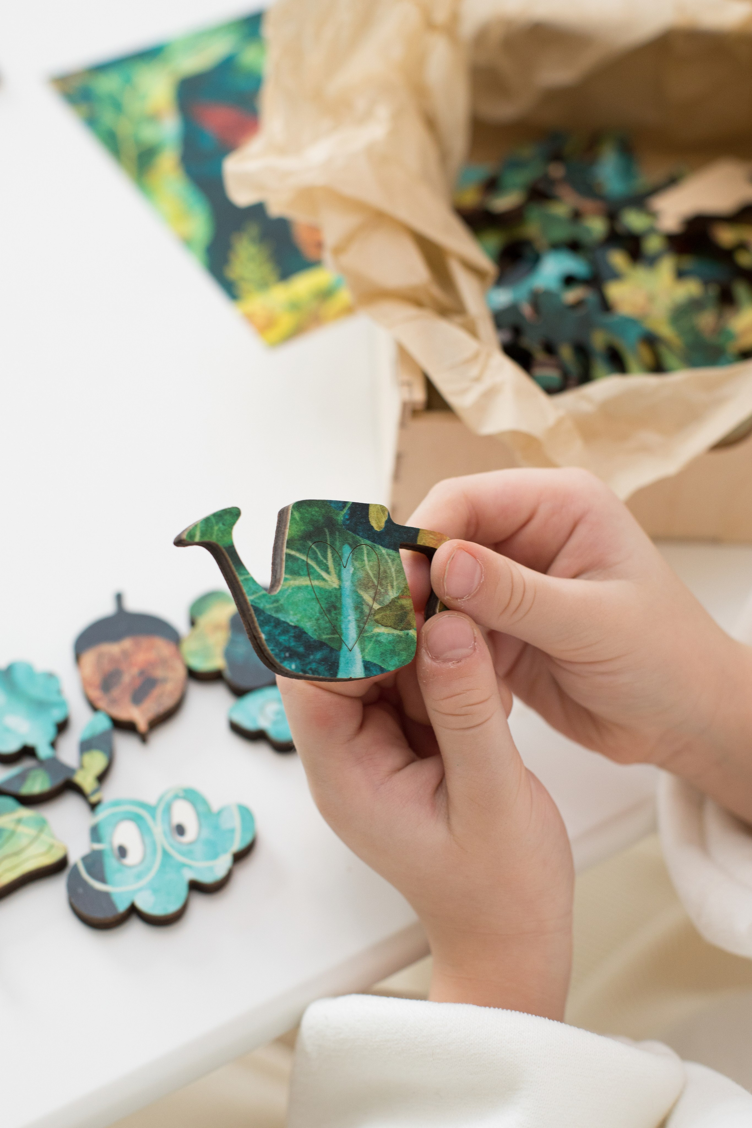 Фотоконтент деревянных пазлов. Детский и контент фотограф Надя Волкова Санкт-Петербург