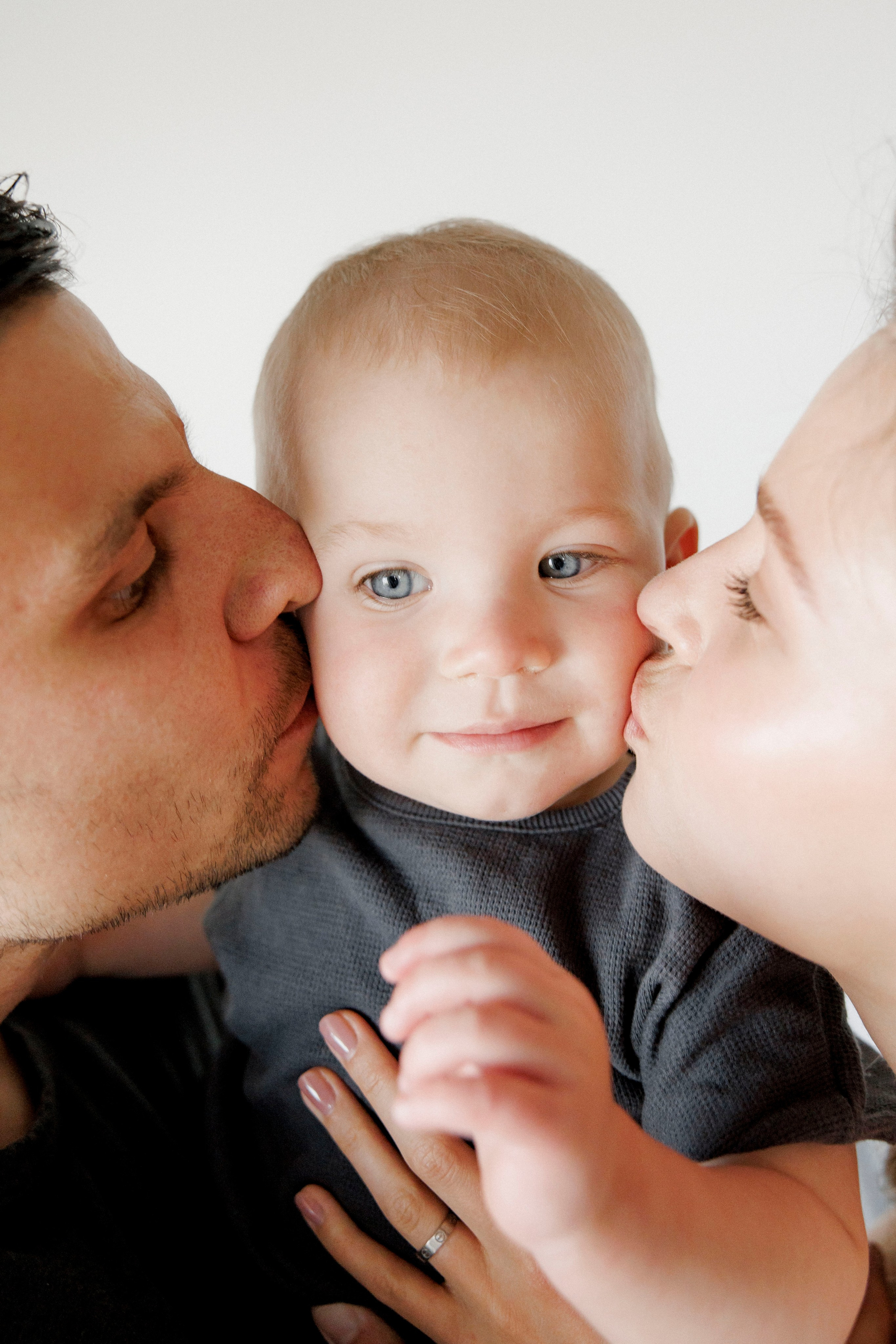 One year old at home. Wedding and family photographer