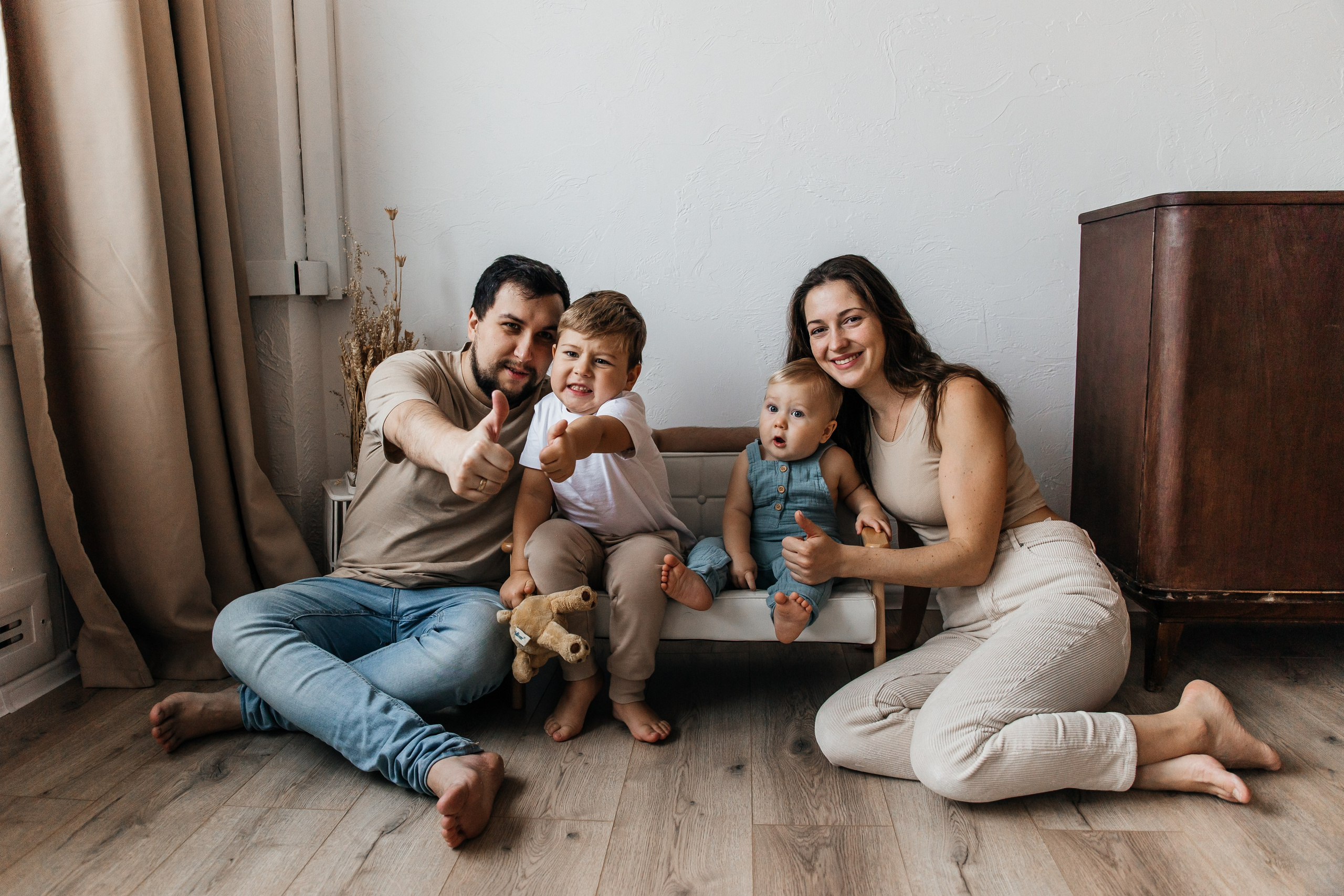 Зина, Дима, Илюша и Марк. Фотограф Харитонова Наталья