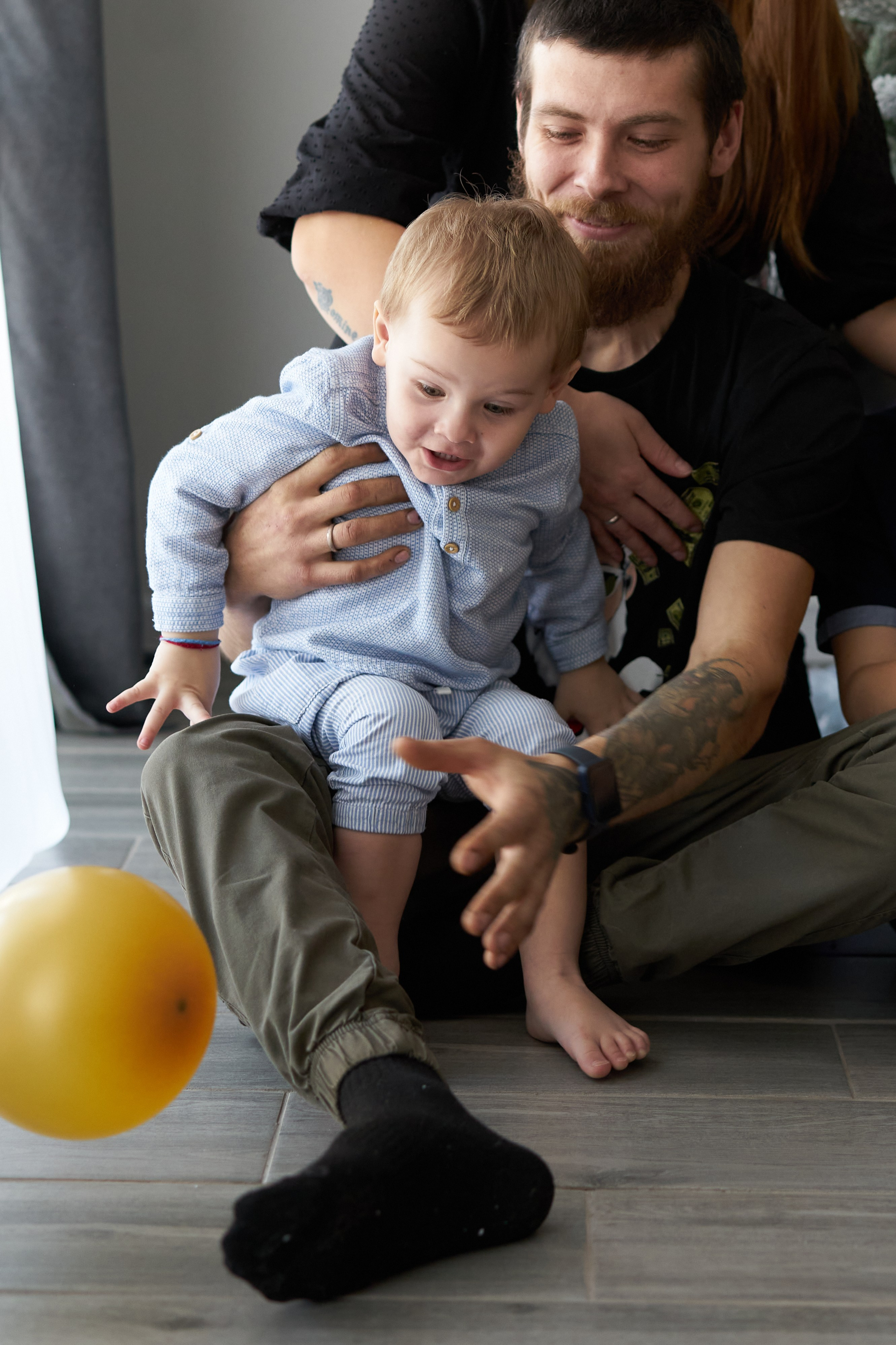 Семейная фотосессия дома. Фотограф Екатеринбург Кокшарова Александра