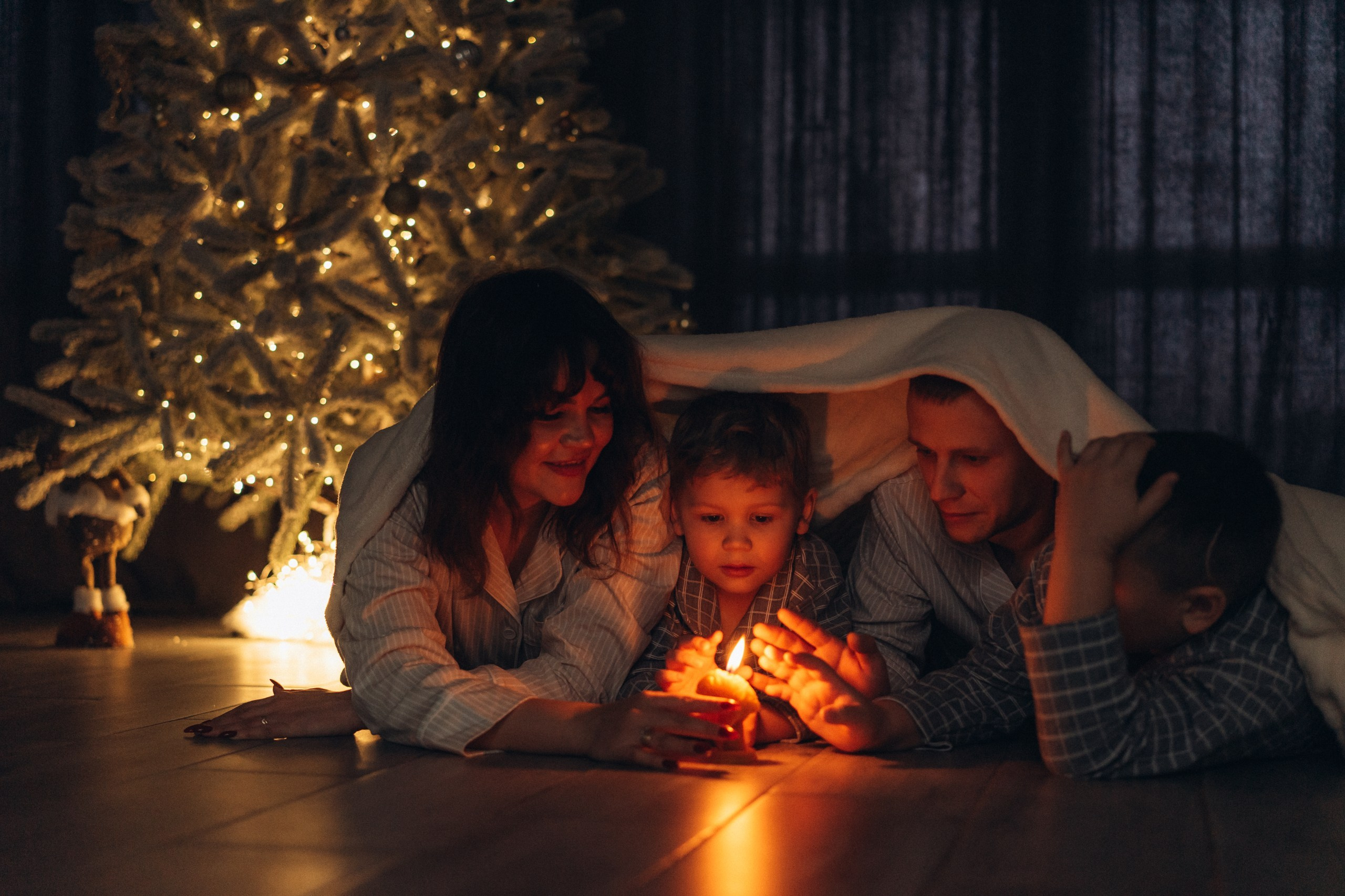 Домашняя новогодняя съемка. Фотограф Екатеринбург Кокшарова Александра