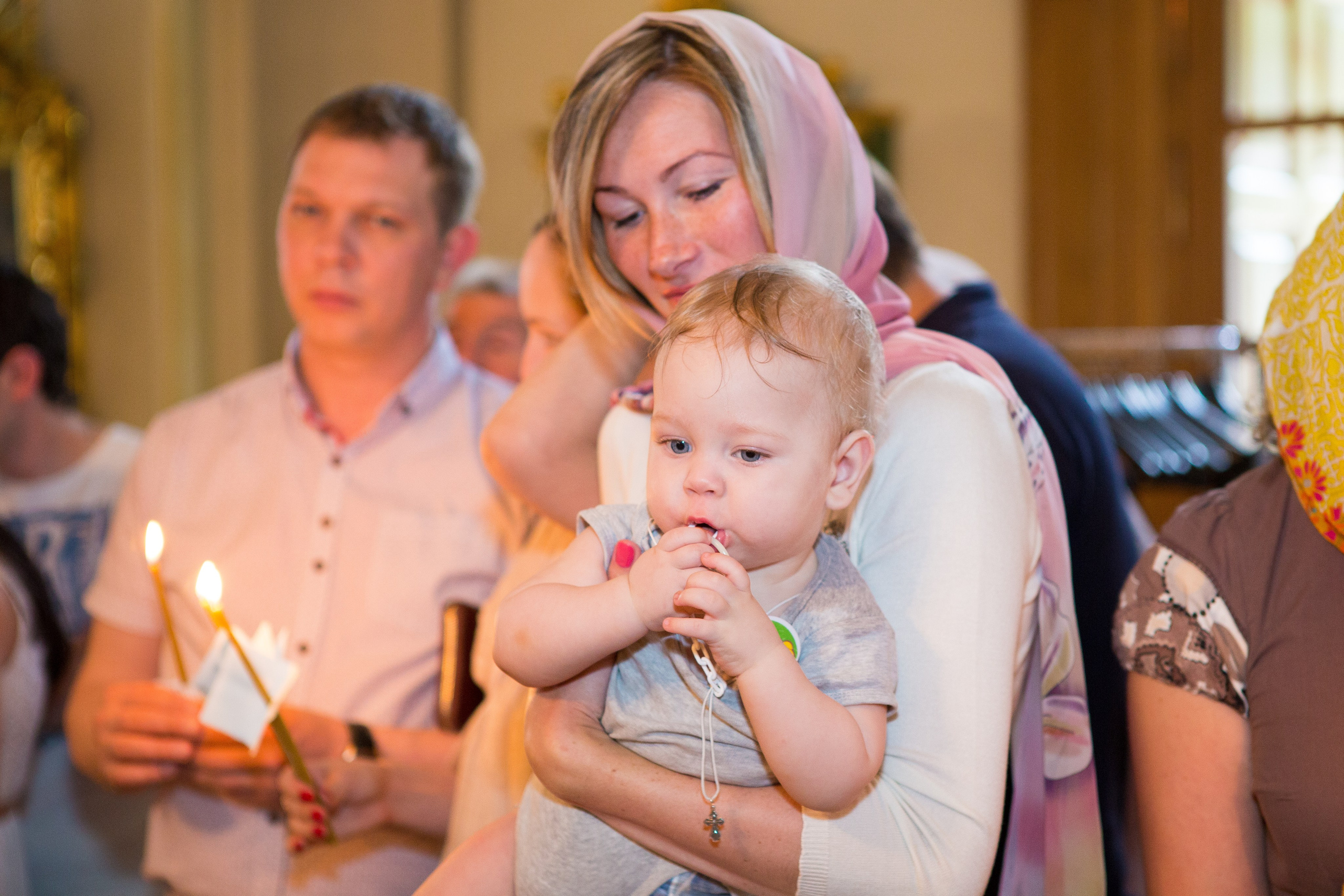 Крещение Олега. Фотограф Александр Заломаев