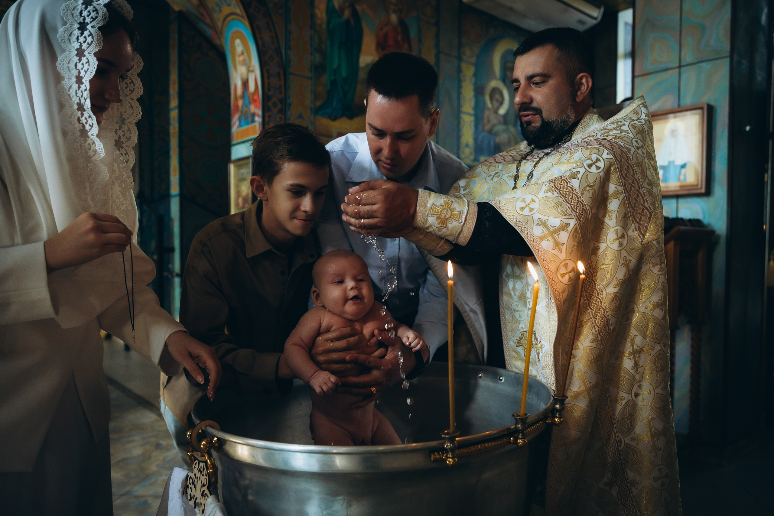 Таинство Крещения Ильи. Фотограф в Краснодаре Алла Потоцкая