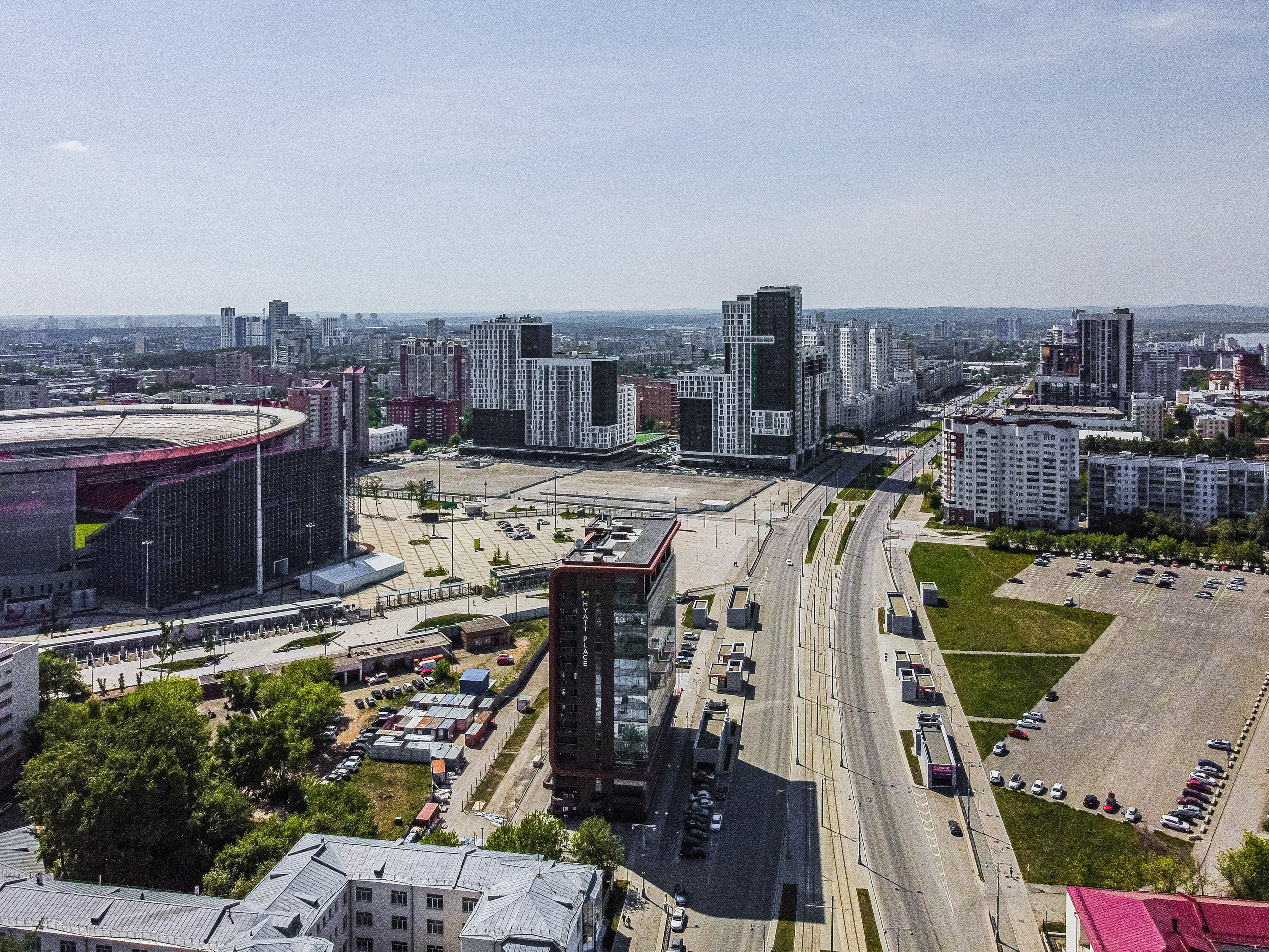 Hyatt Place Yekaterinburg — Архитектурная съемка экстерьера. Свадебный фотограф в Москве | Антон Матвеев