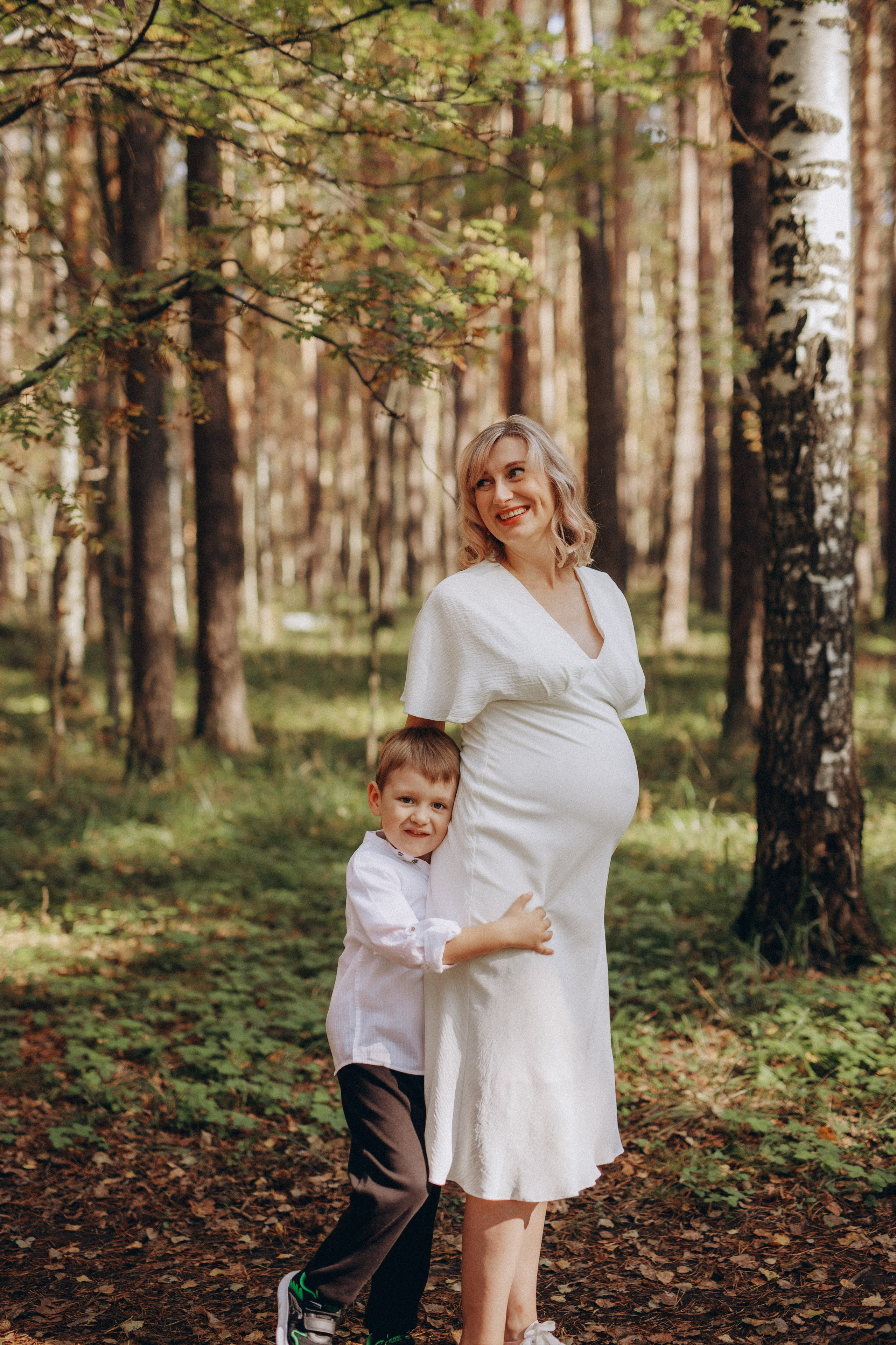 Елена и семья. Фотограф Анастасия Петрова