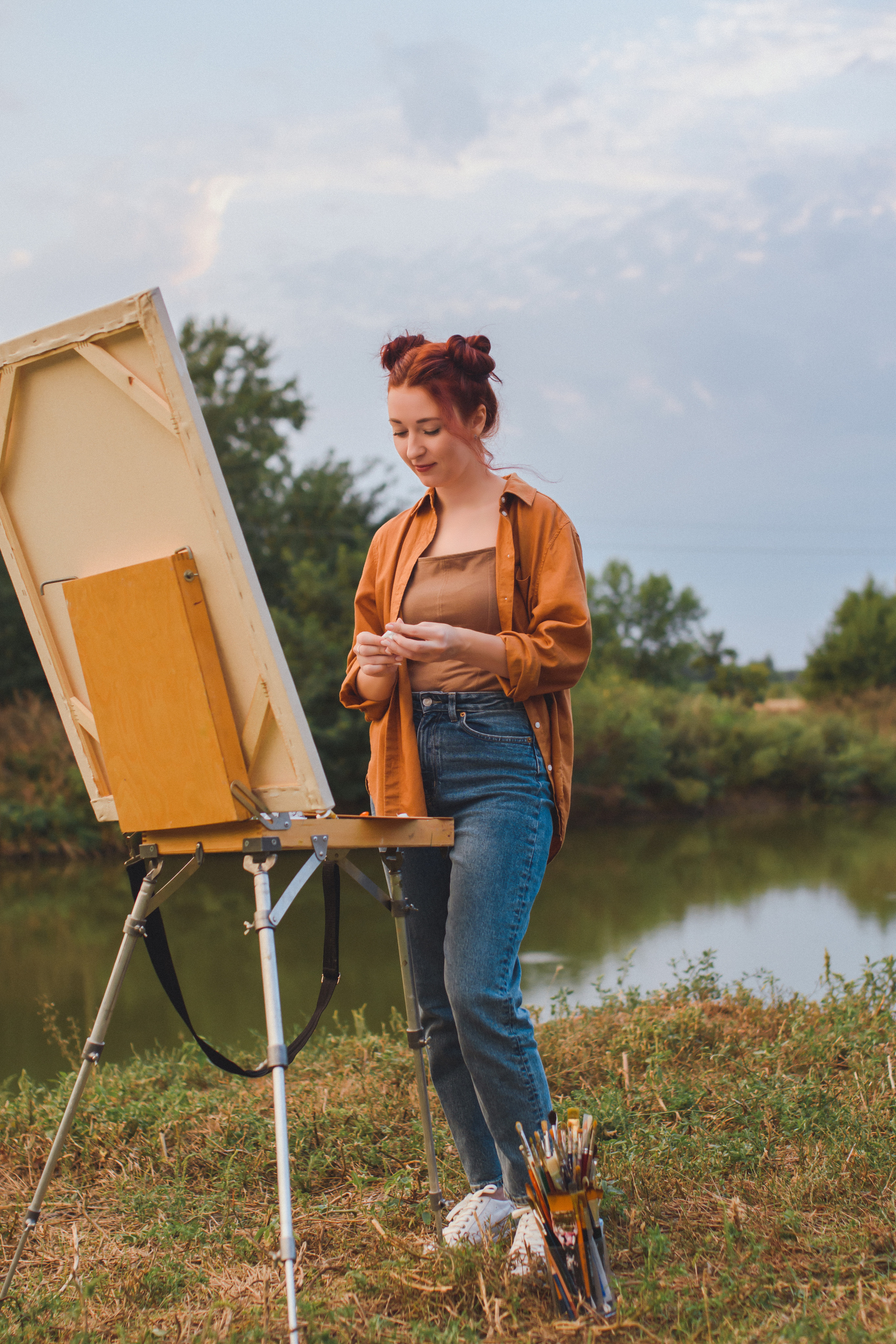Фотосессия девушка и лошади на природе. Семейный и женский фотограф в Краснодаре Александра Синчук