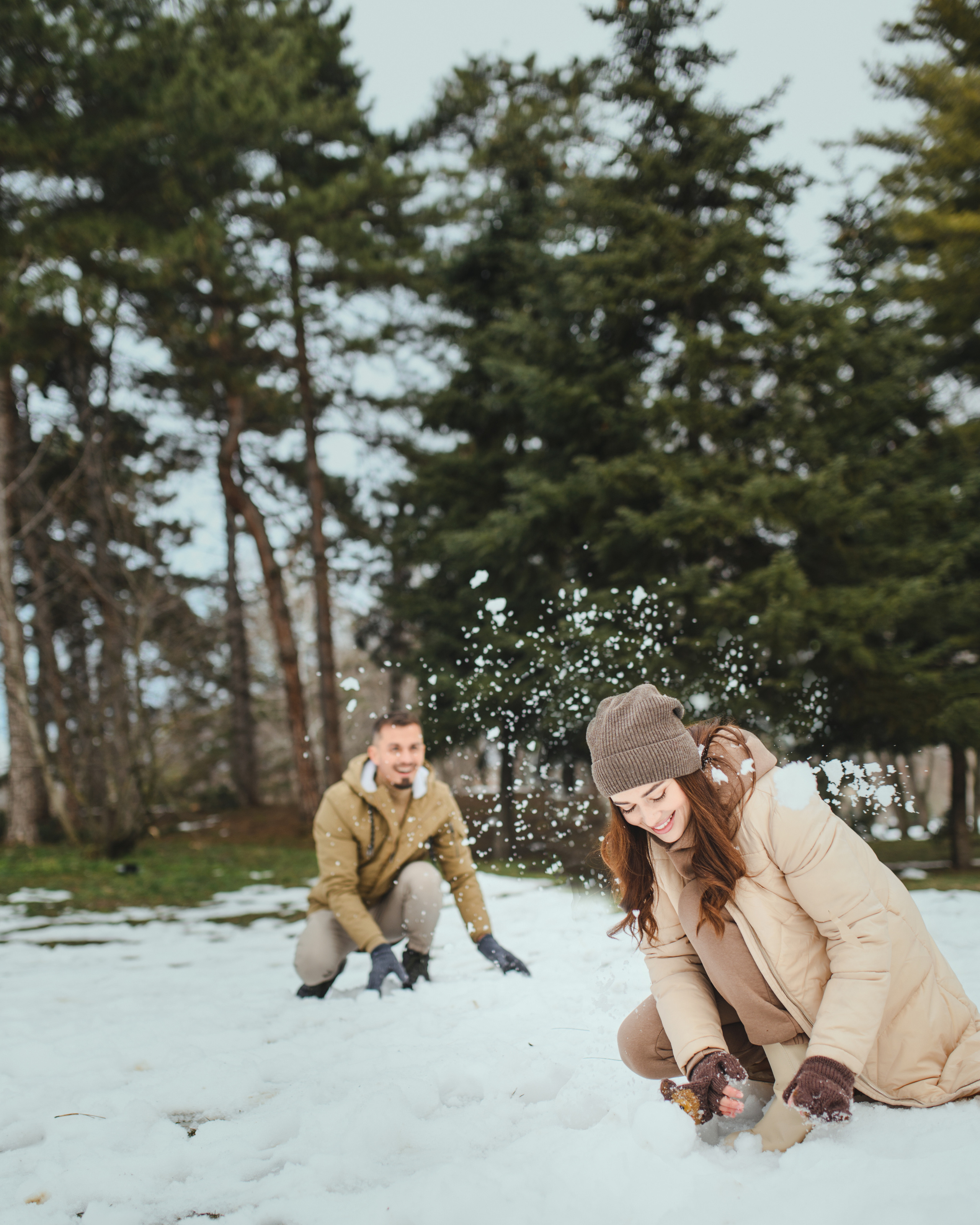 Прогулка в лесу зимой. Семейный и женский фотограф в Краснодаре Александра Синчук