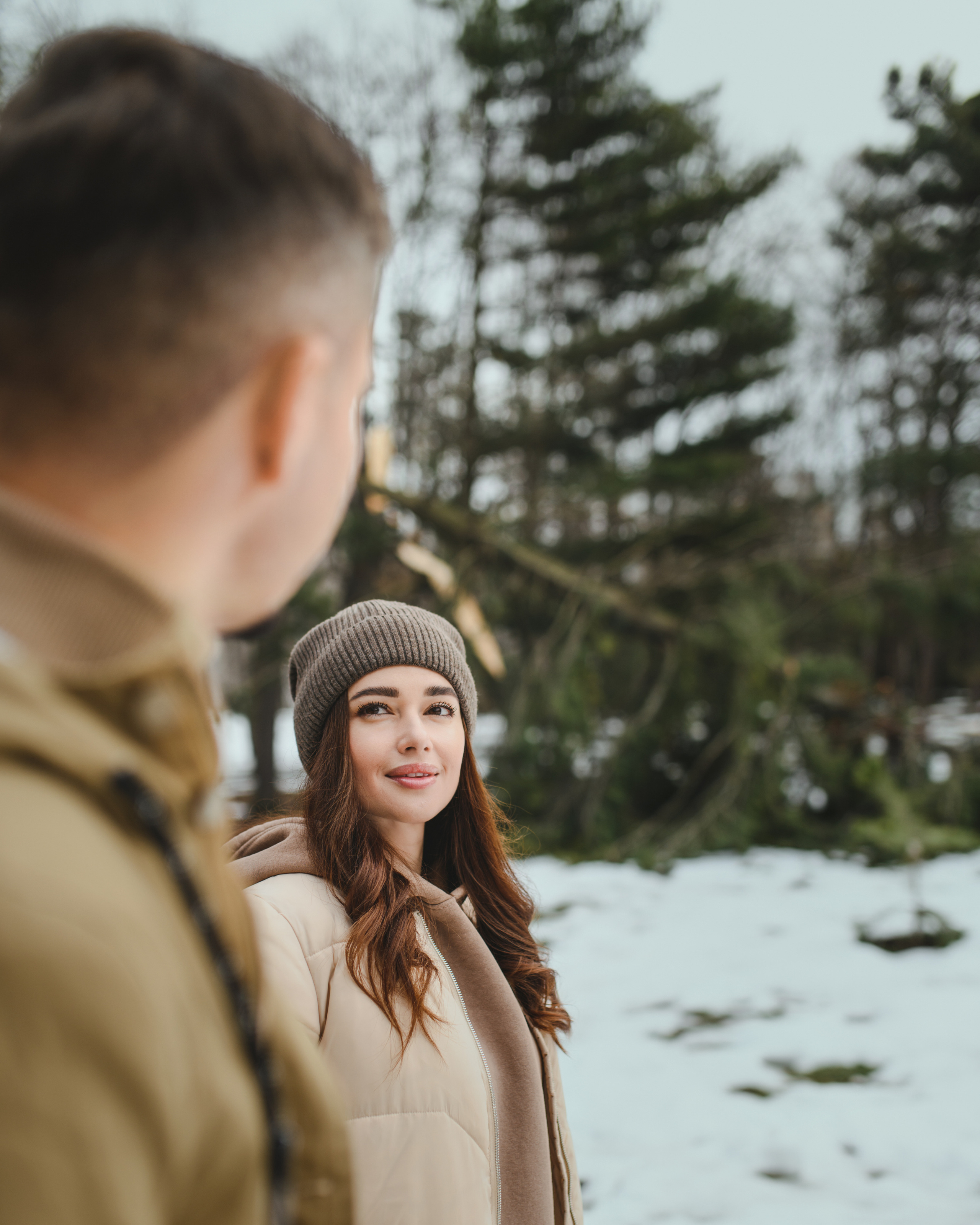 Прогулка в лесу зимой. Семейный и женский фотограф в Краснодаре Александра Синчук