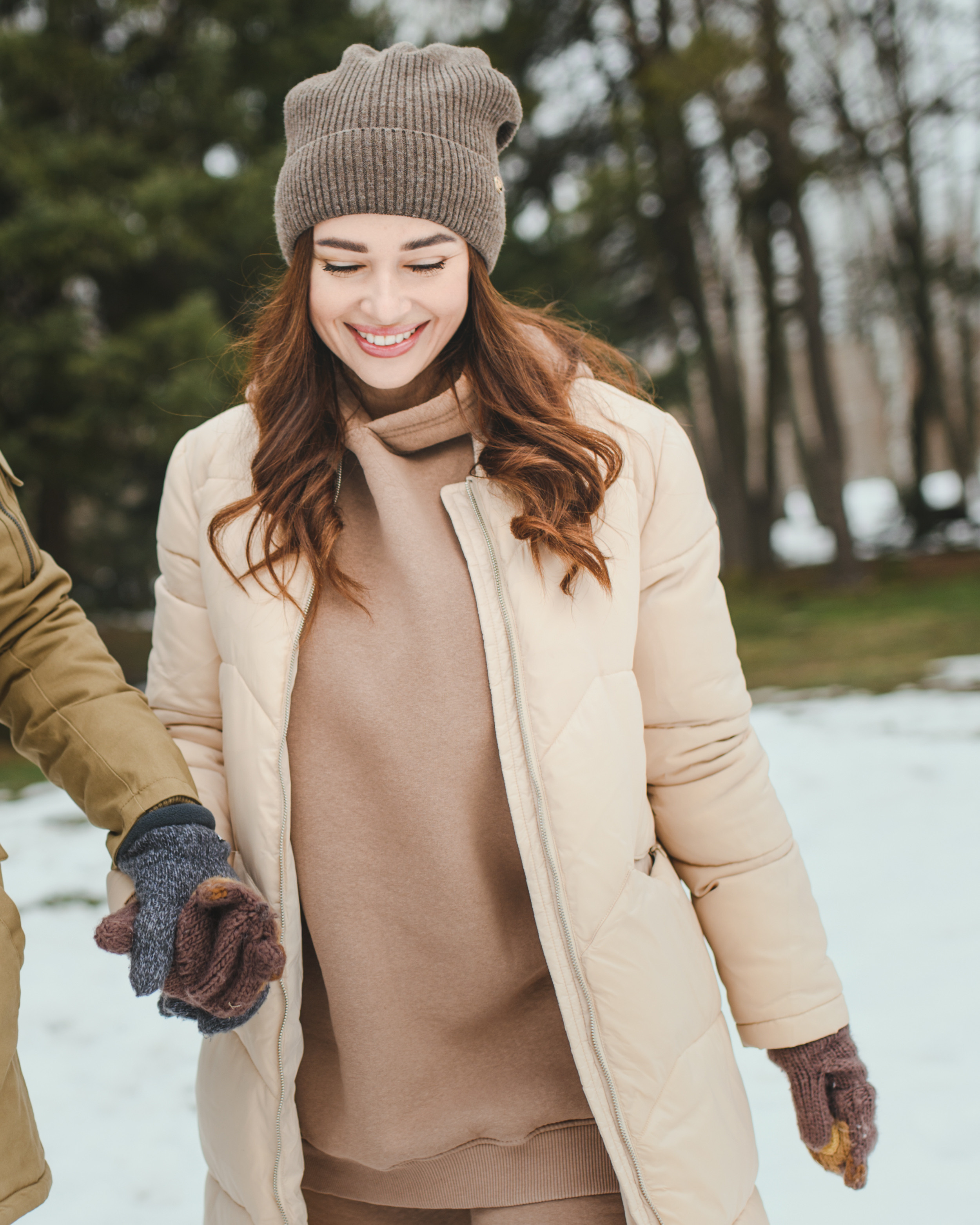 Прогулка в лесу зимой. Семейный и женский фотограф в Краснодаре Александра Синчук