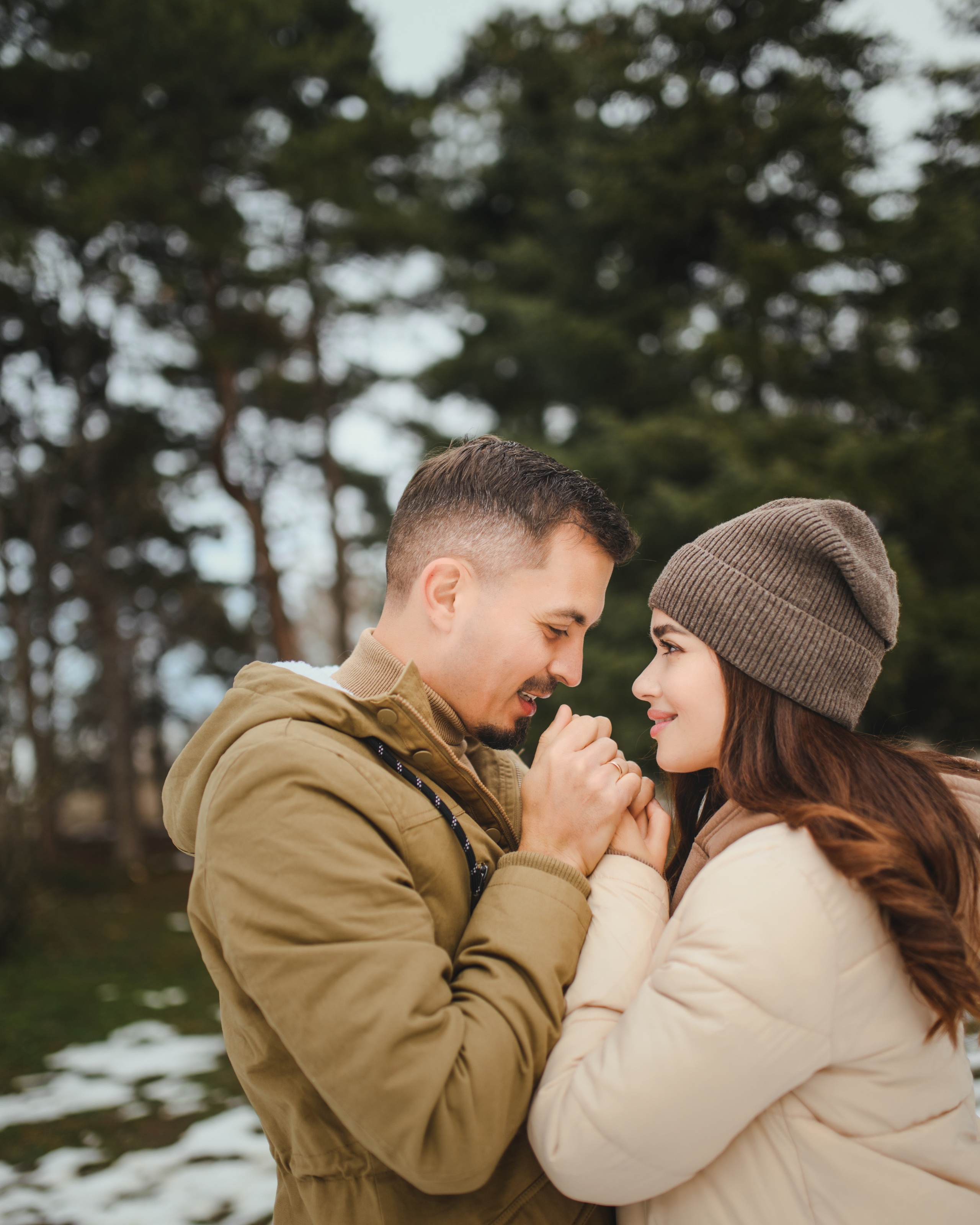 Прогулка в лесу зимой. Семейный и женский фотограф в Краснодаре Александра Синчук