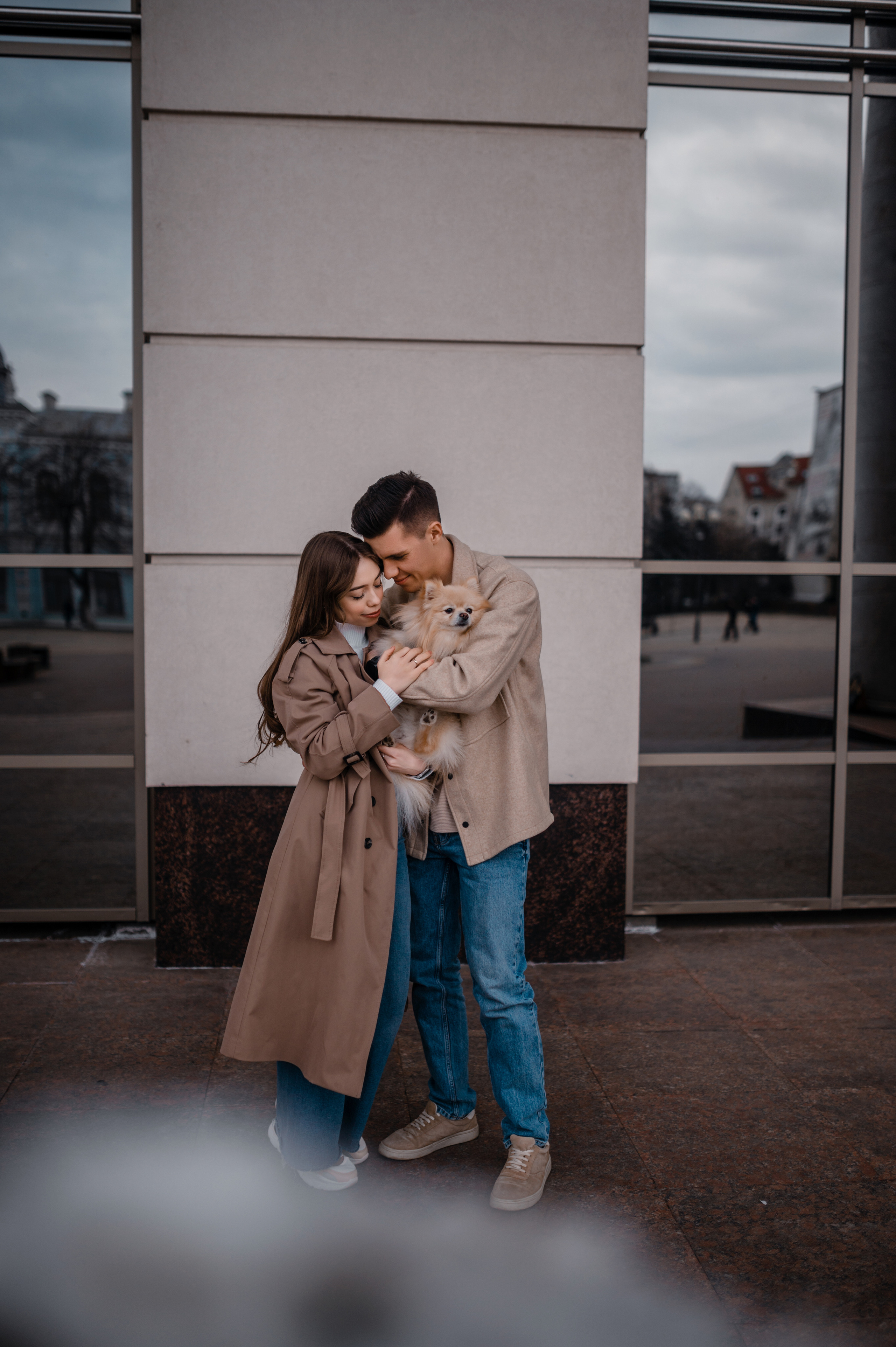 Прогулка с любимым питомцем. Семейный и женский фотограф в Краснодаре Александра Синчук