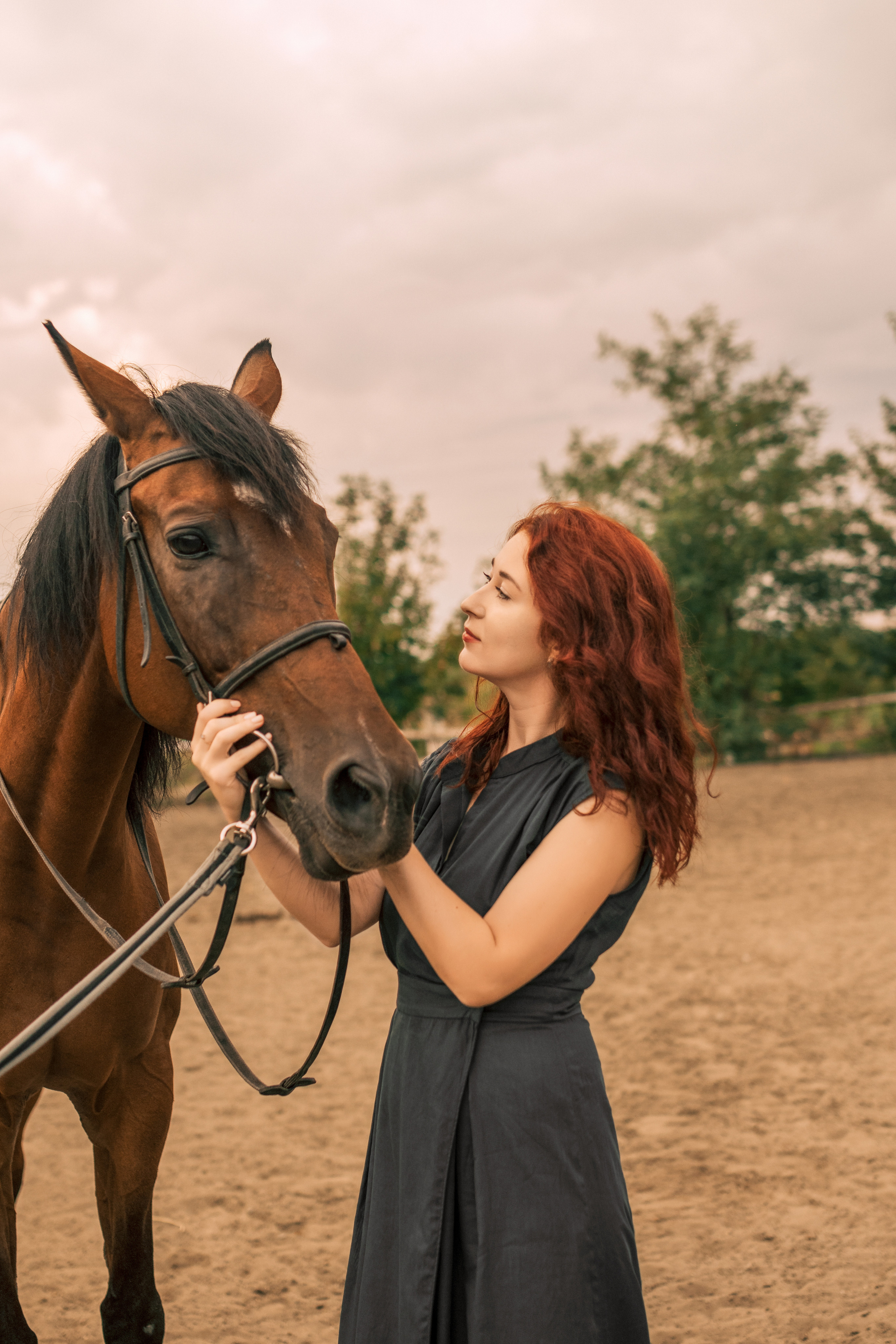 Фотосессия девушка и лошадь. Семейный и женский фотограф в Краснодаре Александра Синчук