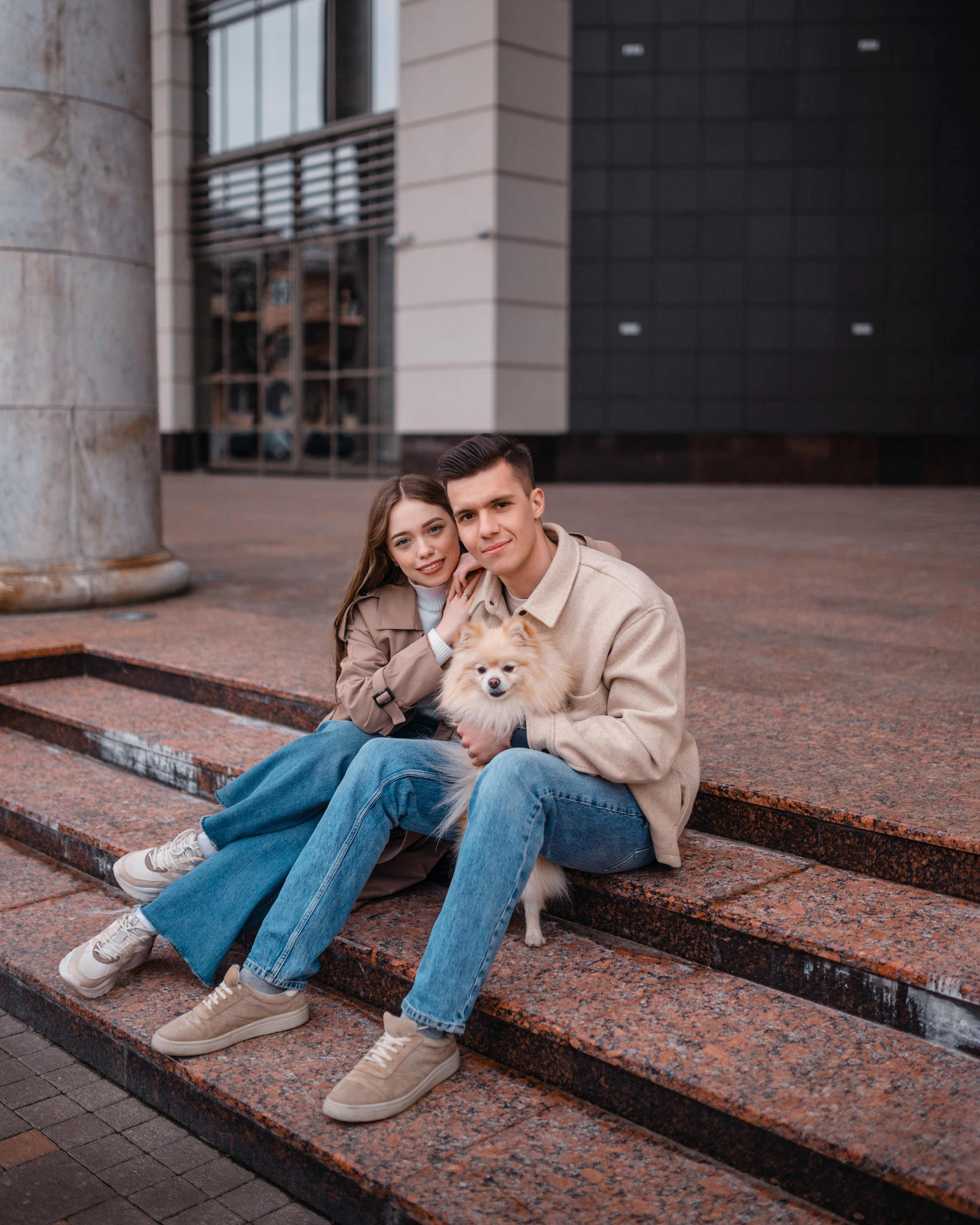 Прогулка с любимым питомцем. Семейный и женский фотограф в Краснодаре Александра Синчук