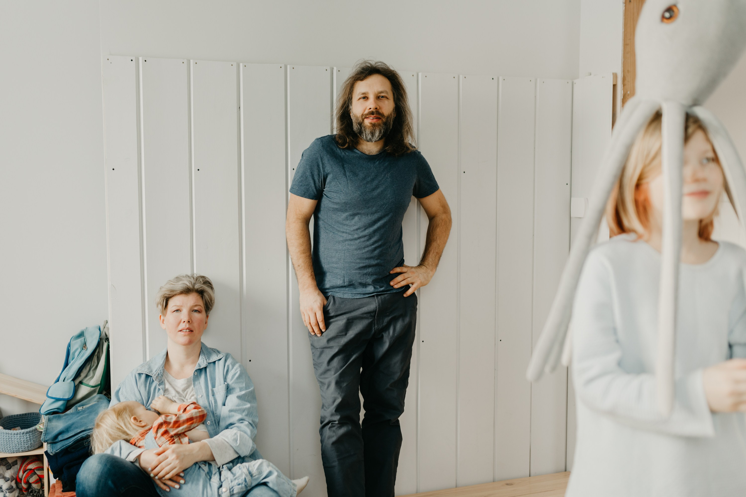 Рождественская Новогодняя Семейная Фотосессия дома. Семейный фотограф Маша Тимофеева | Москва