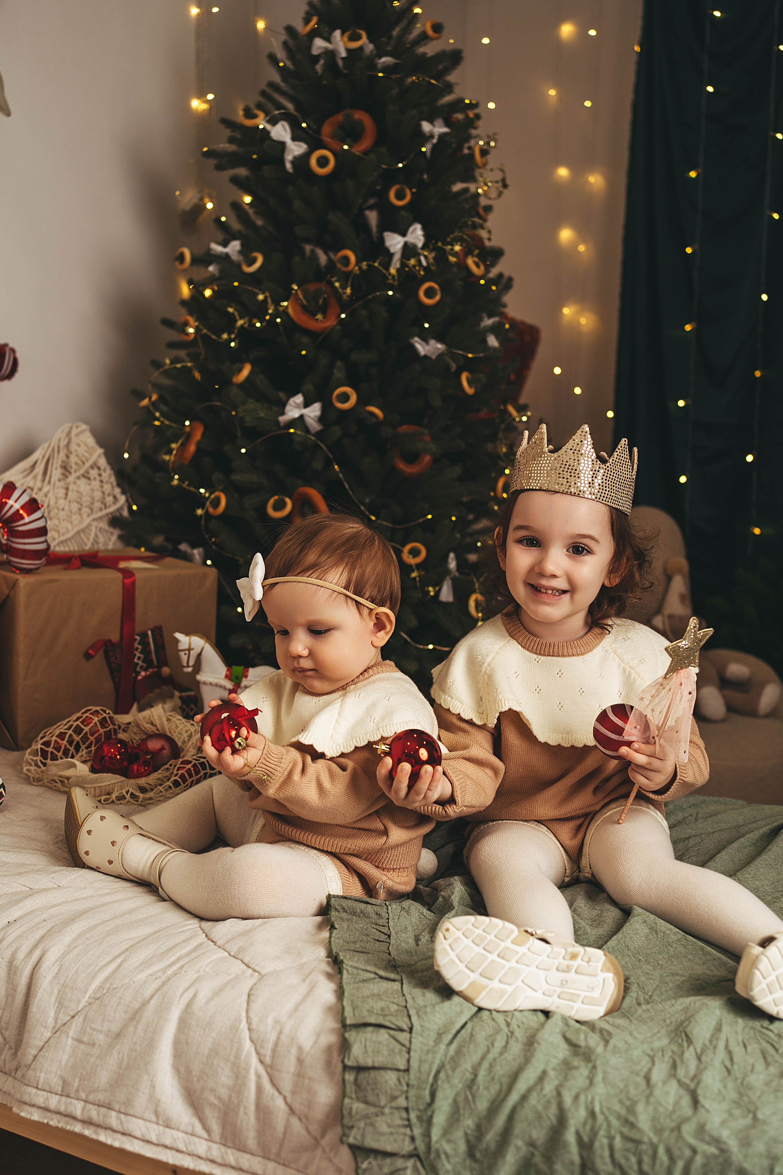 Новогодний фотопроект для малышей 2026. Семейный и детский фотограф новорожденных Ульяновск