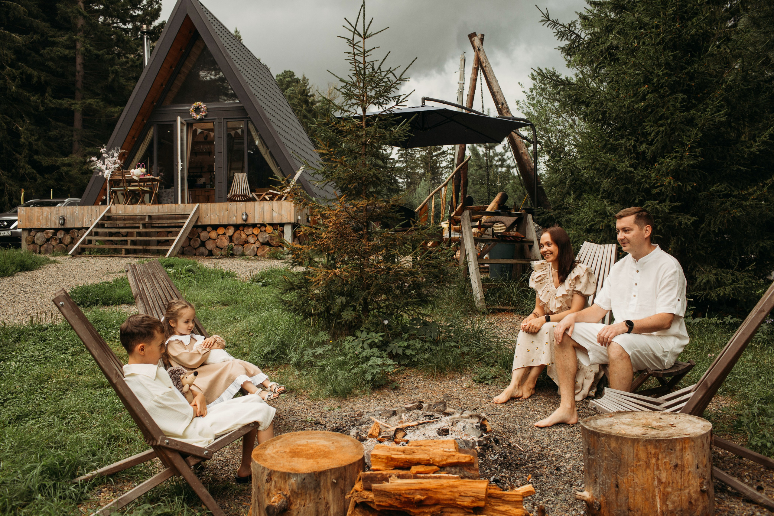 Ульяна, Миша, Таня, Леша. Семейный фотограф Томск