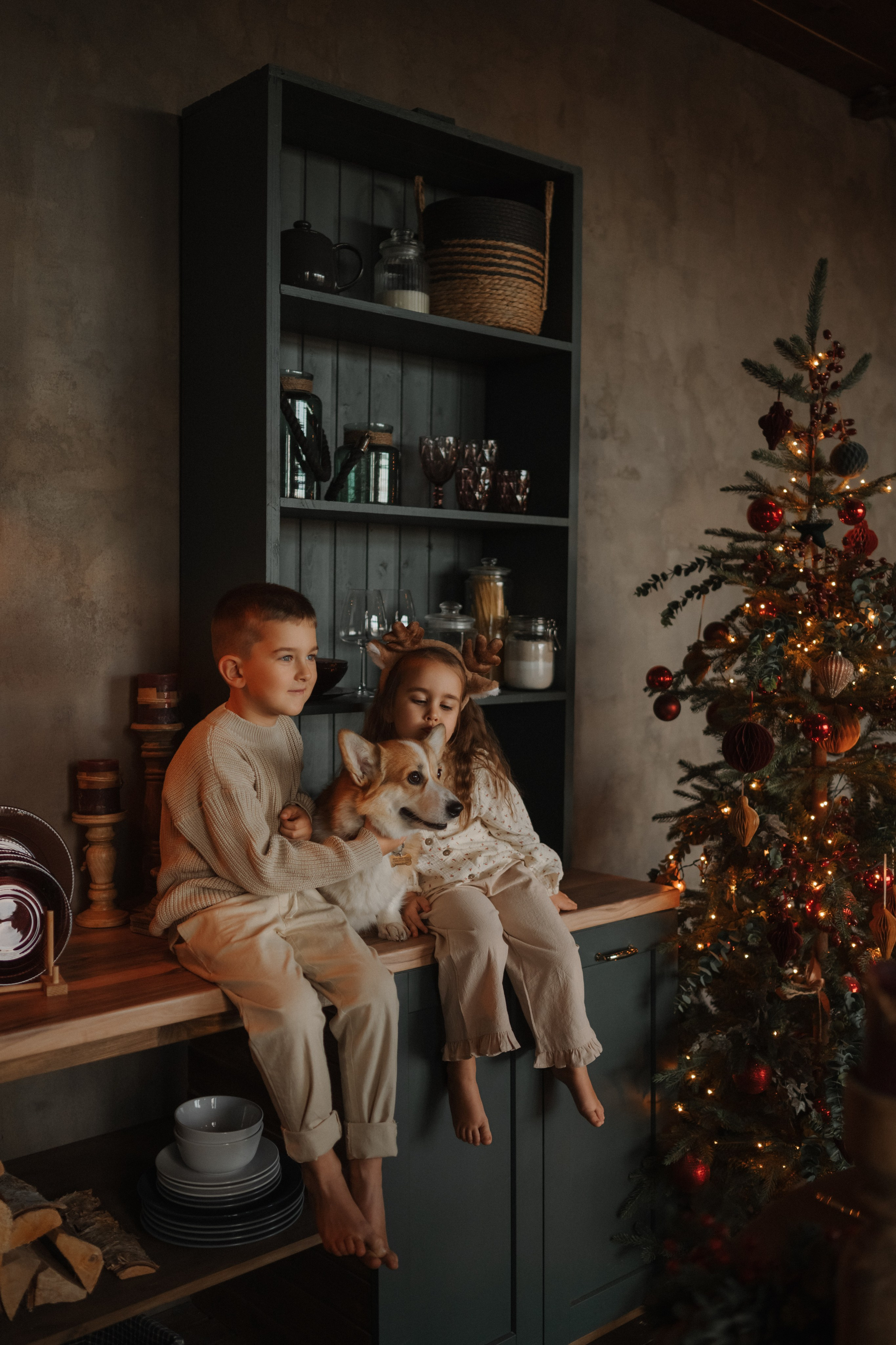 Лада, Алиса, Андрей и Фифи. Дьяконова Валерия семейный и детский фотограф в Санкт-Петербурге