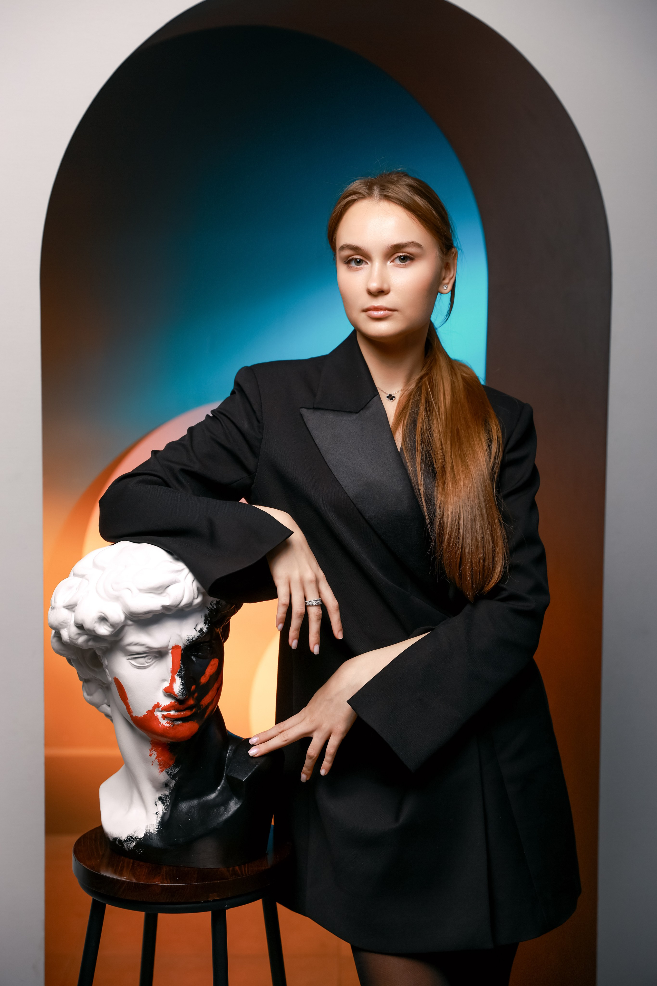 Фотосессия с цветным светом. Выпускные альбомы Евгении Виноградовой г. Липецк