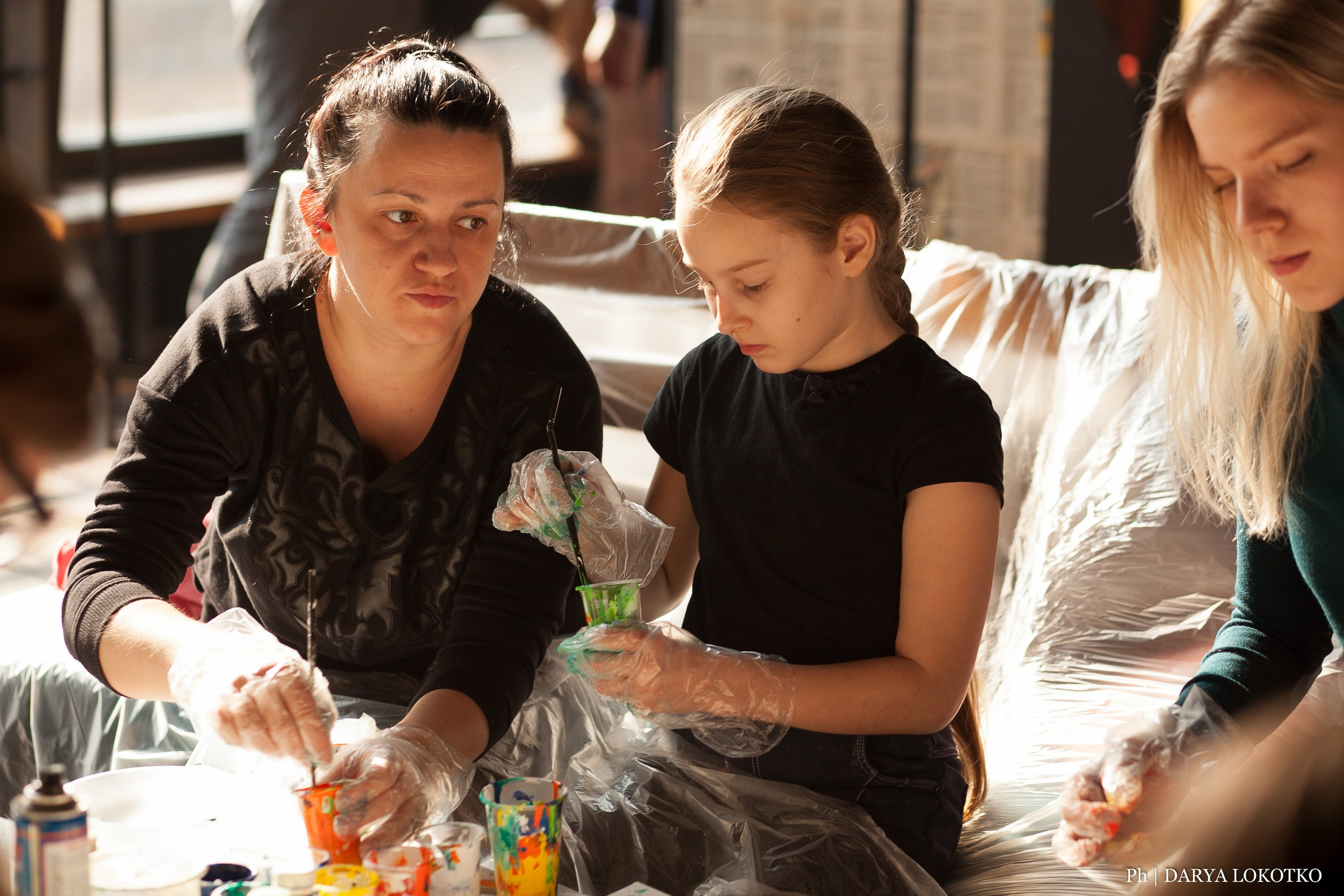 Мастер класс Fluid Art. Фотограф Дарья Локотко в Красноярске