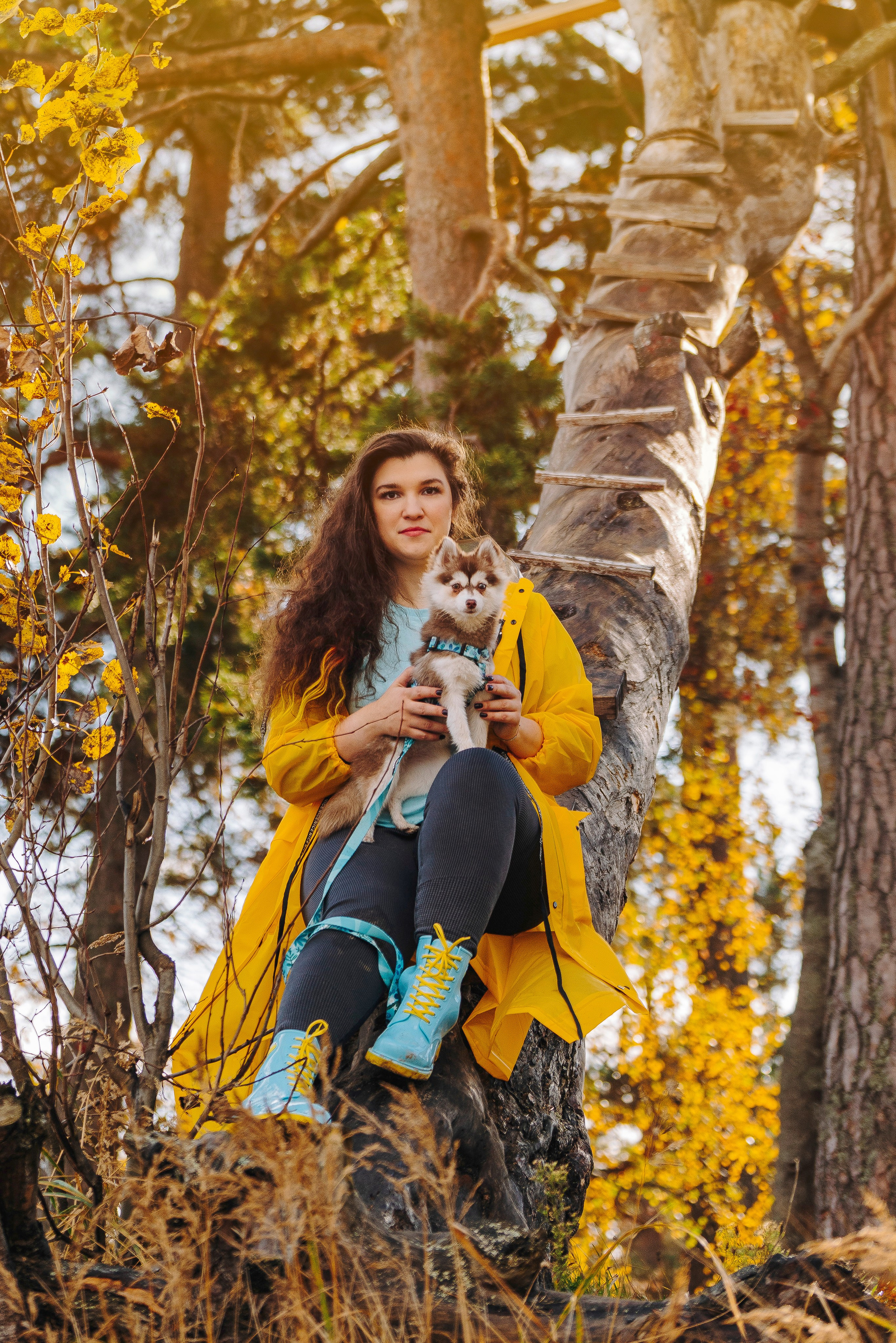 Катерина и Дрэка. Фотограф анималист в Спб недорого Олеся Майорова