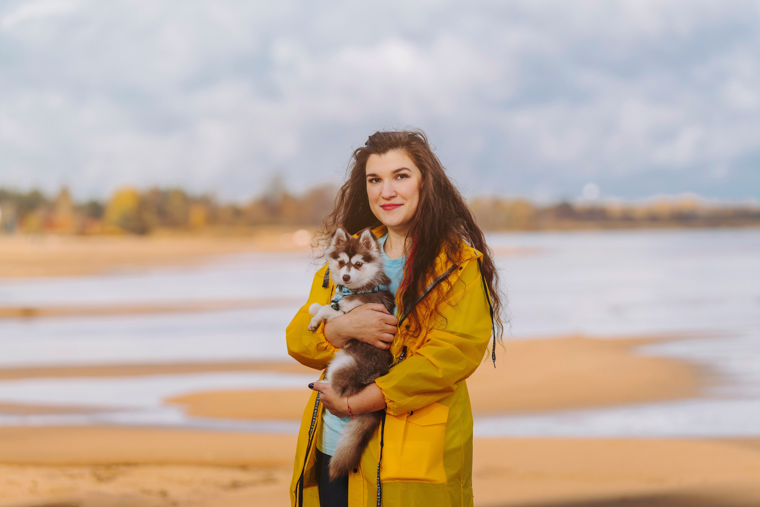 Катерина и Дрэка. Фотограф анималист в Спб недорого Олеся Майорова