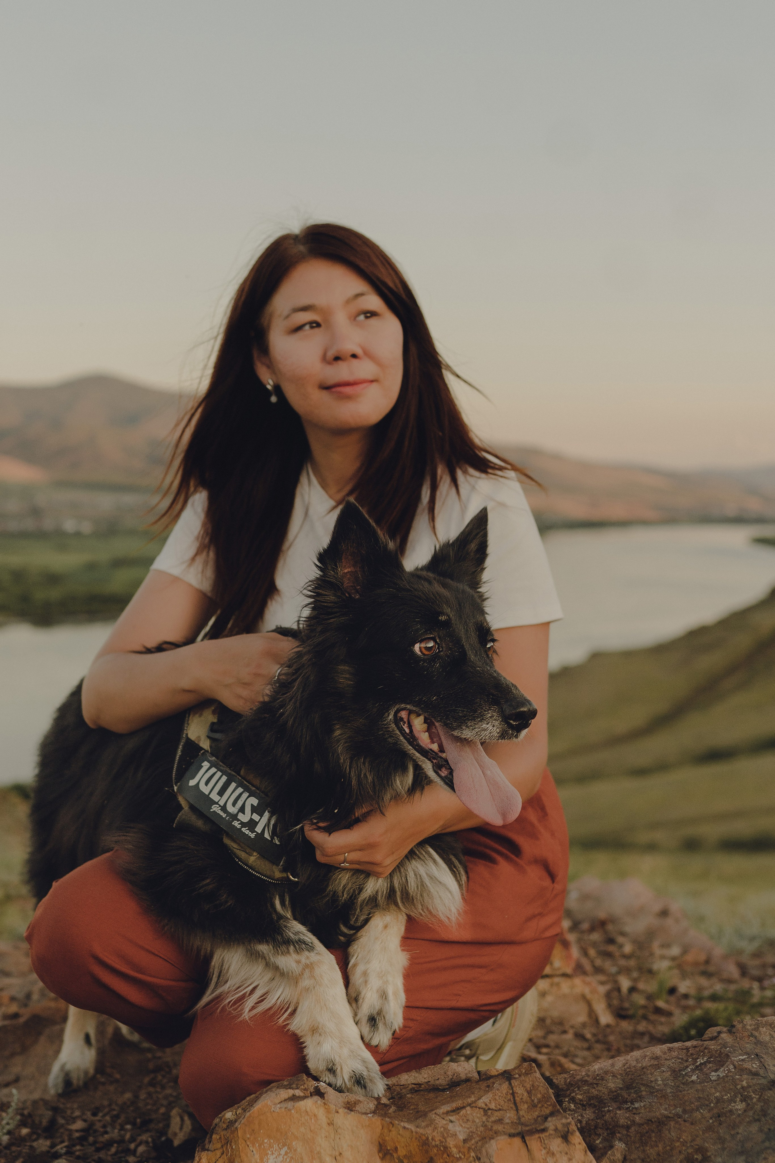 Настя и Умка. Фотограф анималист в Спб недорого Олеся Майорова