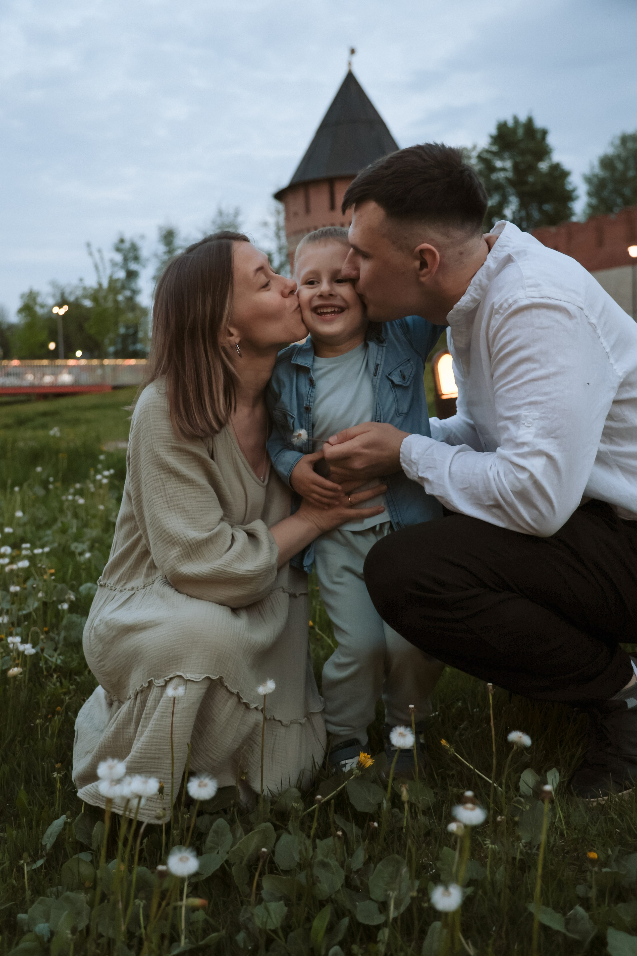 Семейная фотосессия в парке. Фотограф в Санкт-Петербурге Валерия Закатеева
