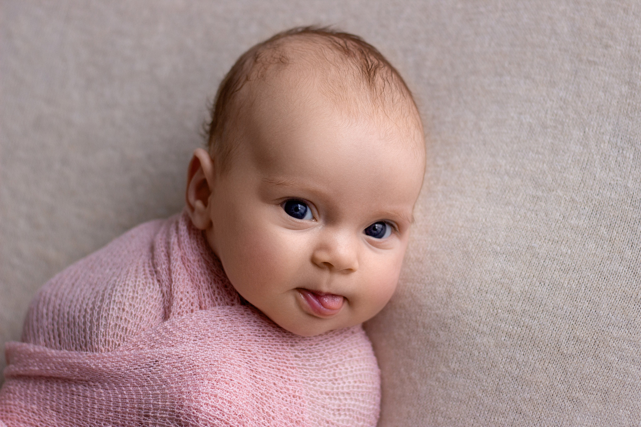 Семейная фотосессия неспящей малышки