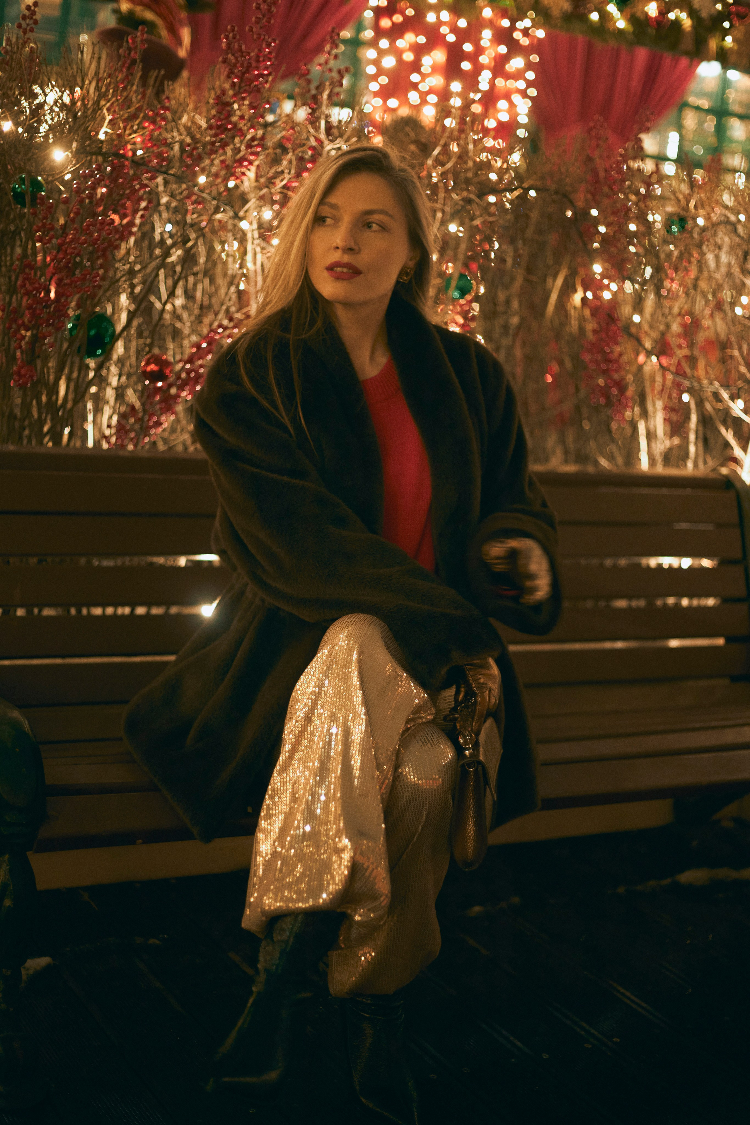 Новогодняя фотопрогулка по Москве. Анна Потявина. Фотограф Москва