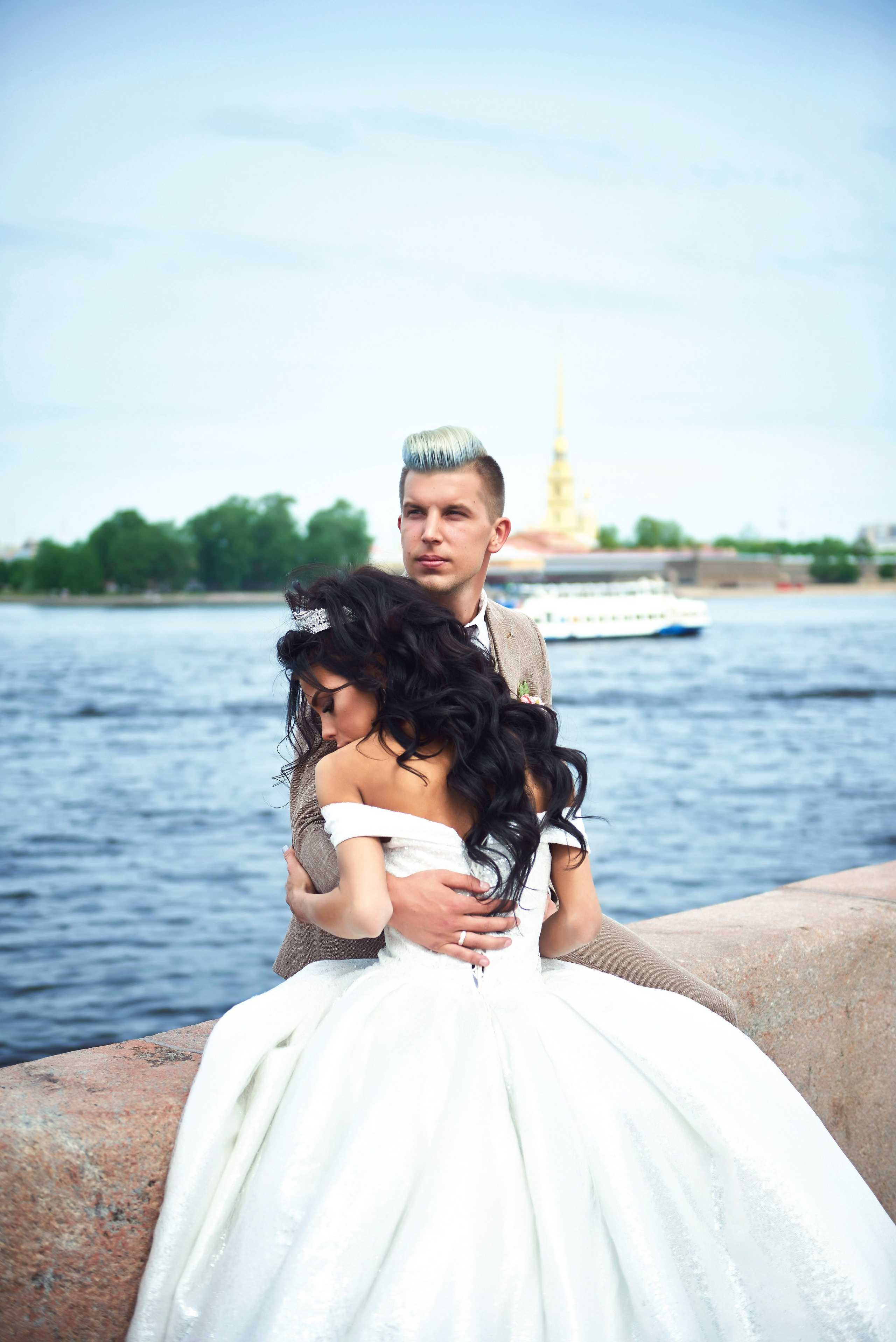 Михаил и Анна (Первый Дворец Бракосочетания России на Английской набережной 28). Портретный, семейный и свадебный фотограф в Санкт-Петербурге и в Пушкине Ширяев Денис