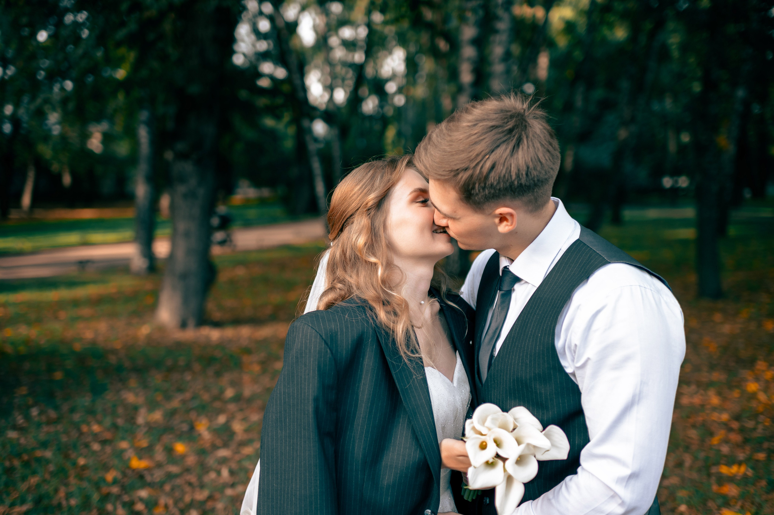 Анастасия и Михаил (Второй Дворец Бракосочетания на Фурштатской улице 52, фотосессия в Таврическом парке). Портретный, семейный и свадебный фотограф в Санкт-Петербурге и в Пушкине Ширяев Денис