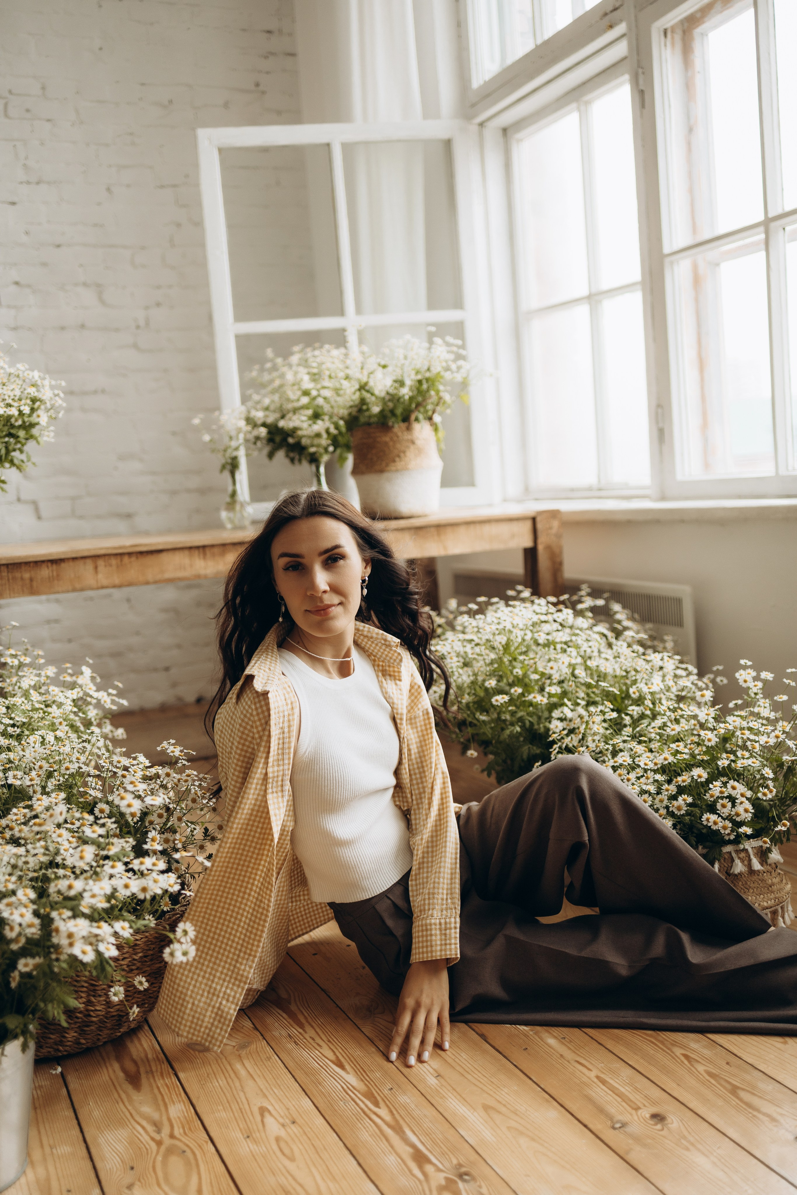 Вика ромашки. Самый теплый фотограф в Краснодаре Рябоконь Ксения