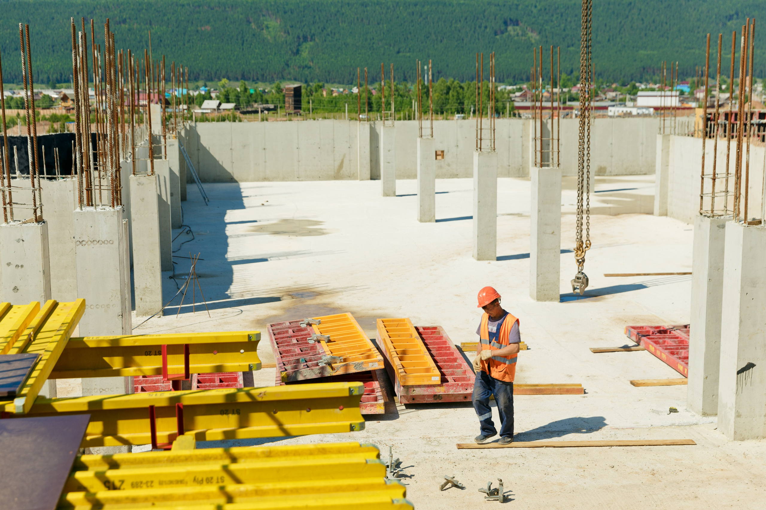 Строящиеся объекты в посёлке Жигалова. Свадебный фотограф Иркутск, репортажный фотограф Иркутск