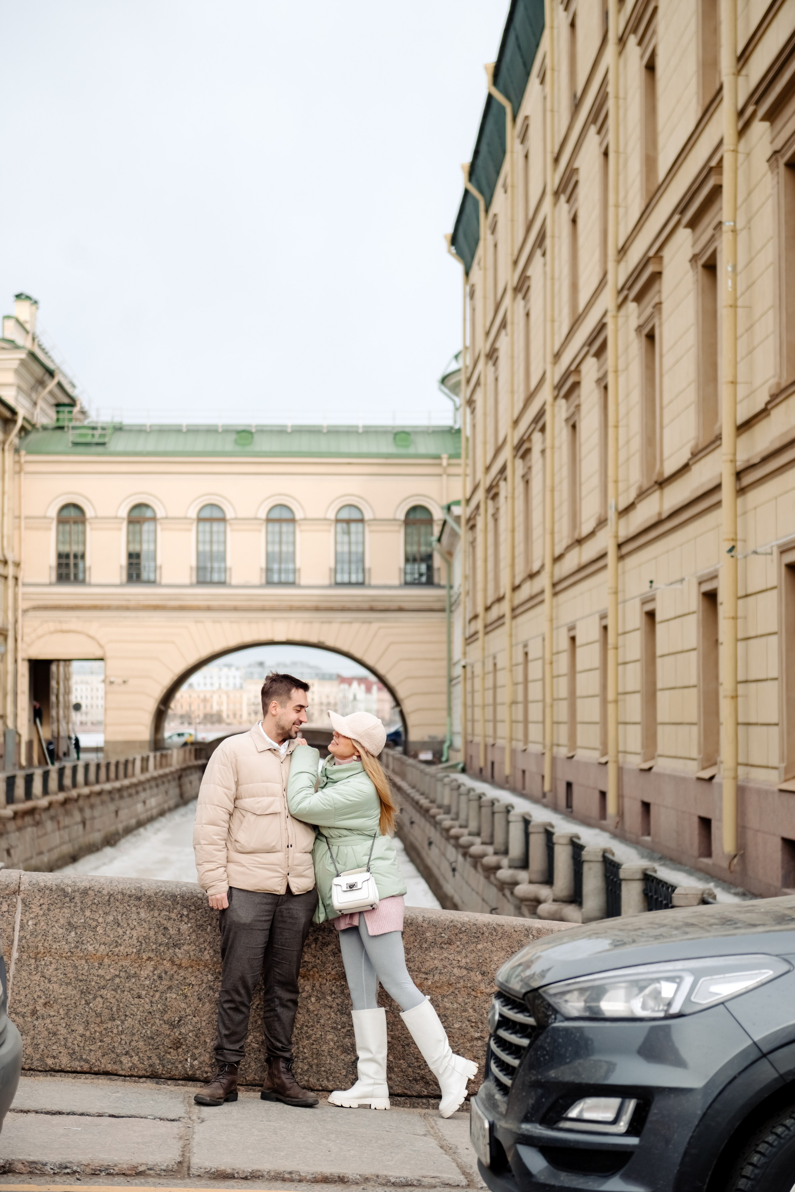 Прогулка по зимнему городу. Свадебный и семейный фотограф в Санкт-Петербурге (Спб) Елена Худякова
