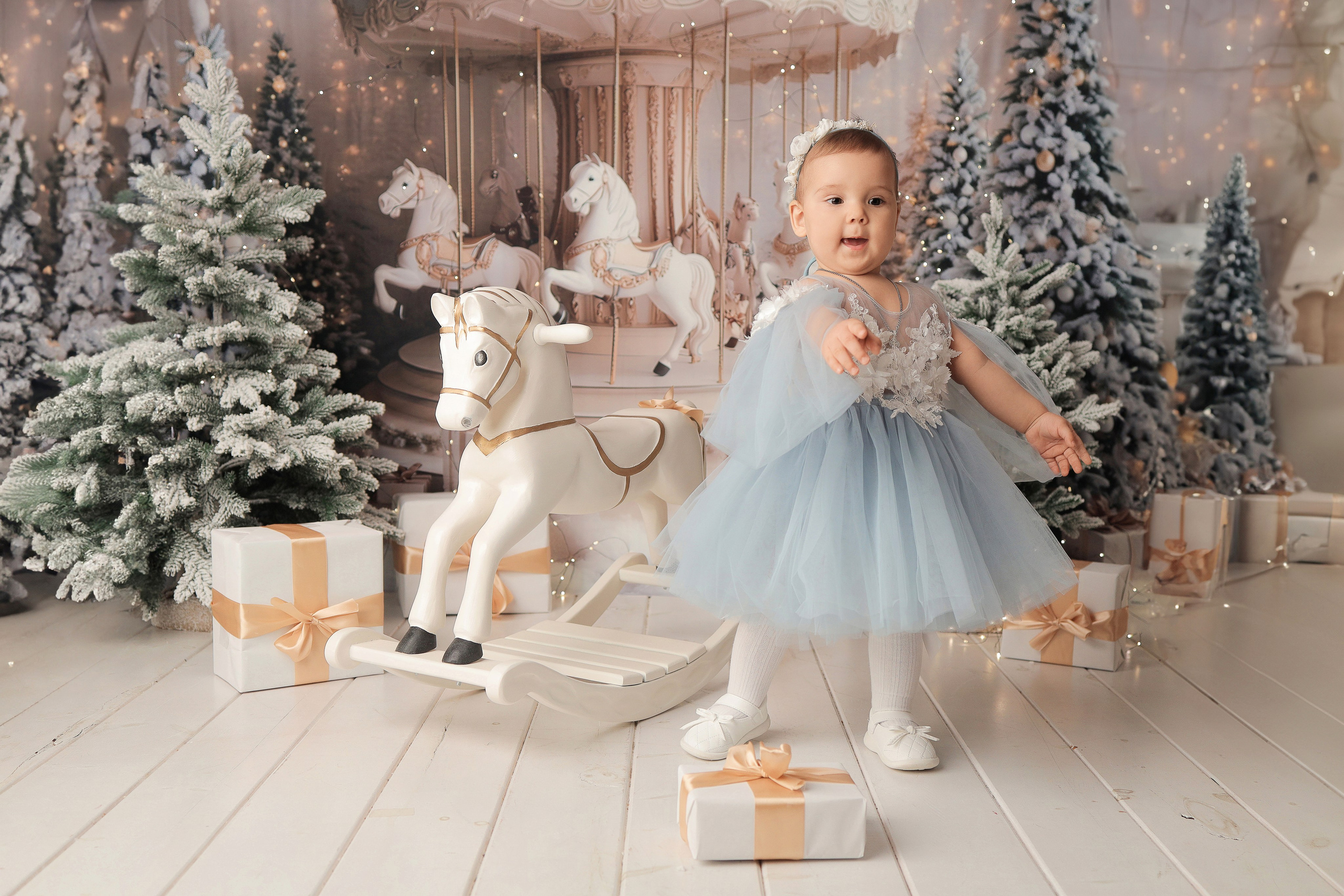 София, 1 годик. Фотограф новорожденных в Новокузнецке Анна Горошникова