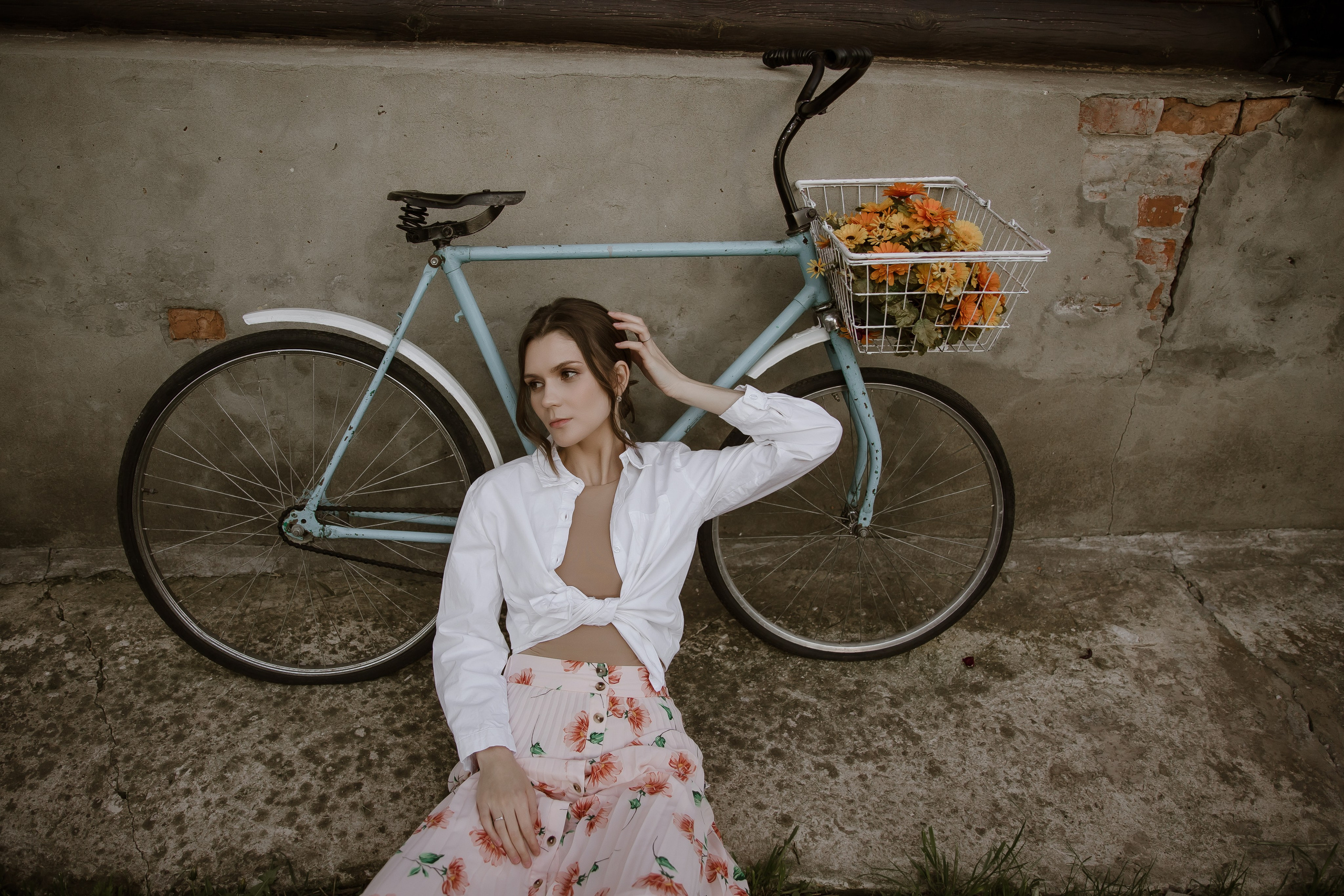 Потретная фотосессия в деревенском стиле на природе. Свадебный и семейный фотограф в Самаре и Тольятти | Елена Топанцева