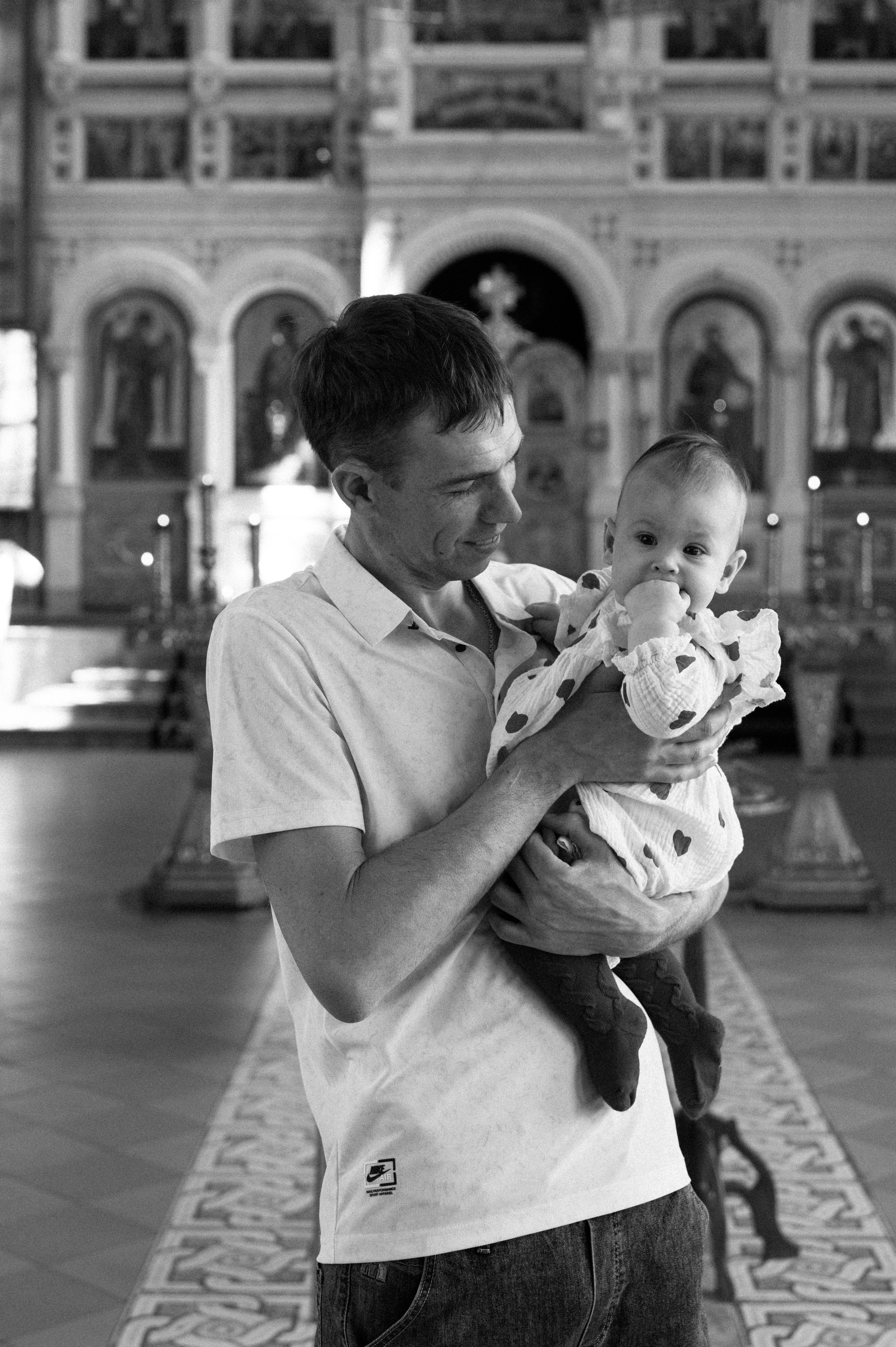 Таинство Крещения Дарьи (Храм Преполовения Пятидесятницы). Фотограф Ярута Оксана / Ростов-на-Дону