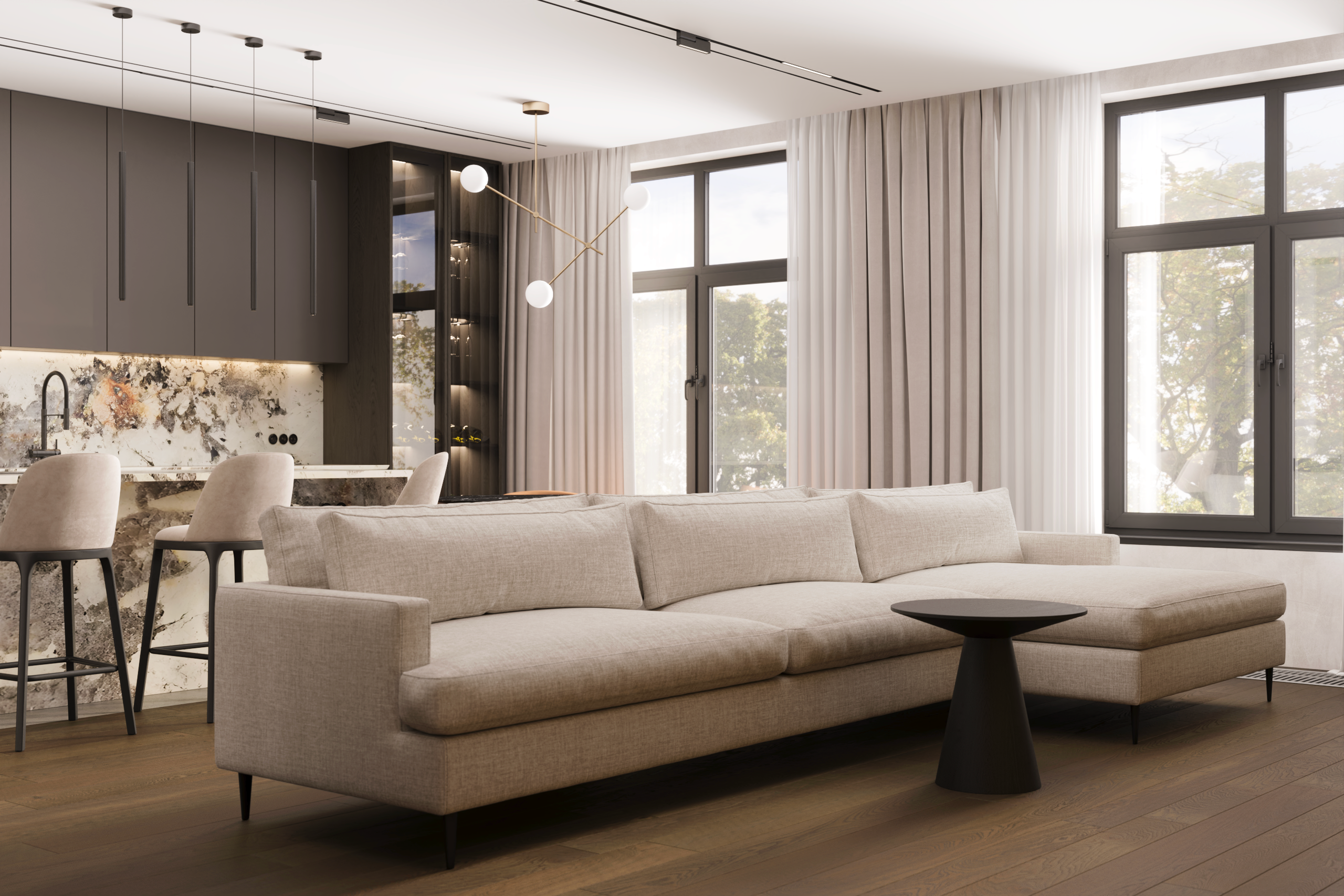 ЖК Петровская Доминанта. Дизайнер интерьера | Сабир Ульмаскулов