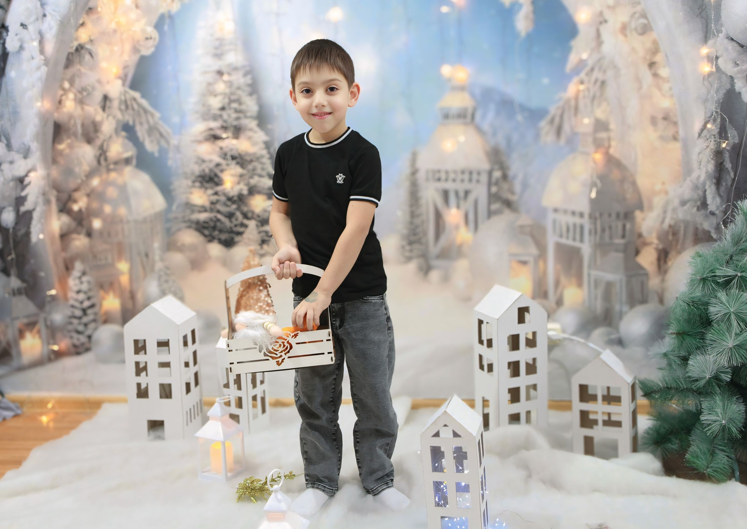 Детская новогодняя фотосессия 2024. Фотограф в Сергиевске Григорян Ханум