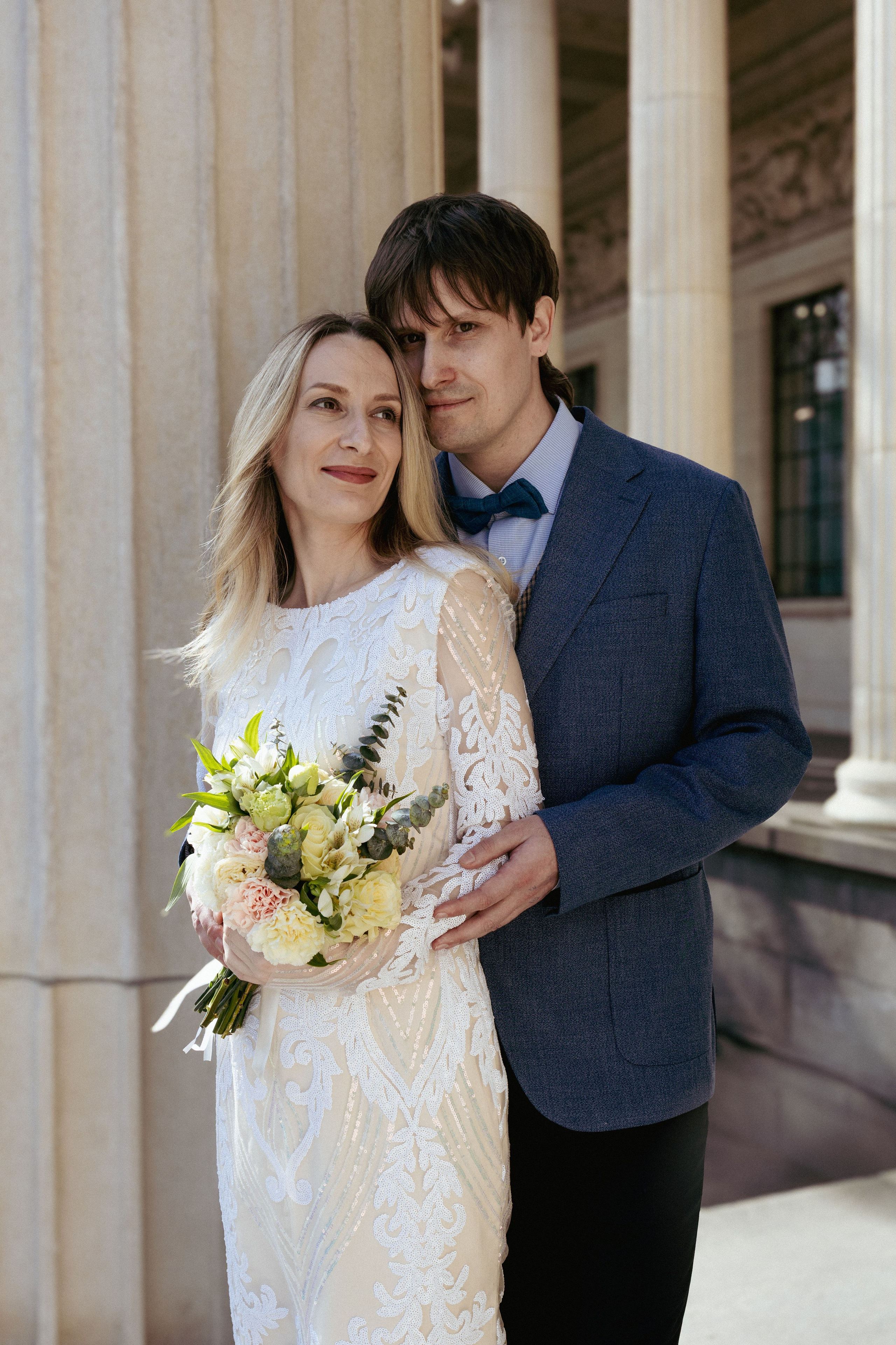 Свадьба — Пушкинский музей. Фотограф в Москве Зябченко Екатерина. Съемки беременности, love story, семейный, портреты в студии и на улице