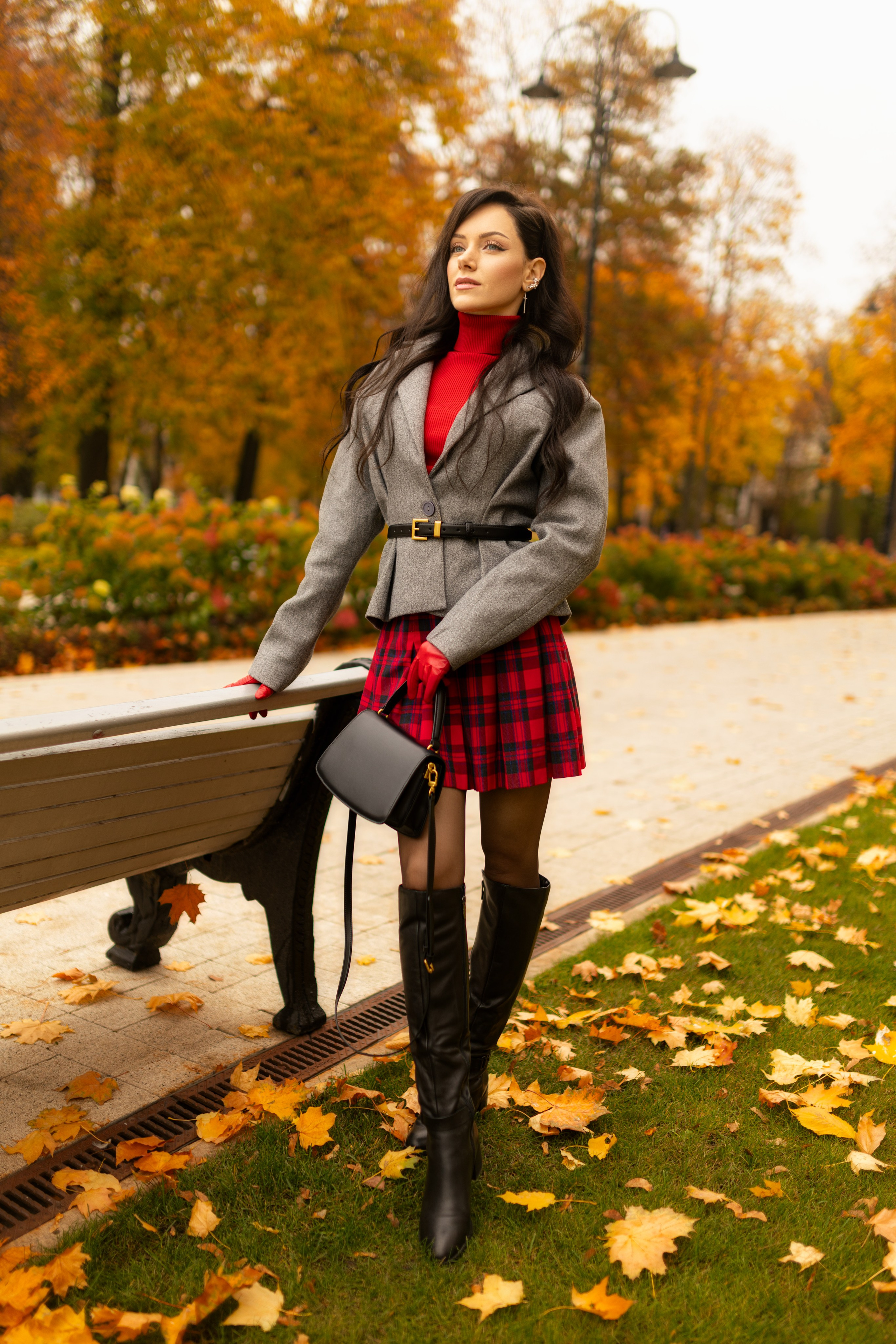 Фотосет с Екатериной в парке на осеннюю тему для «себя»