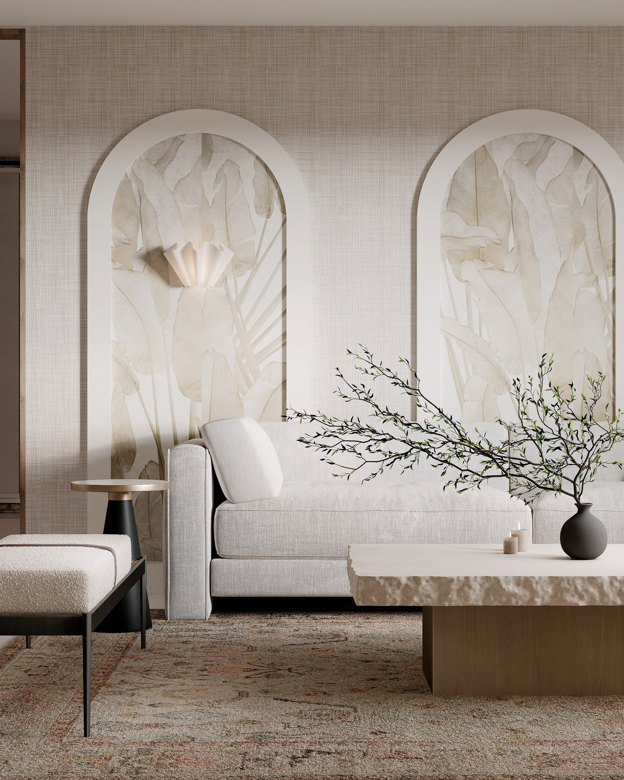 Kitchen/living/Maiami/Florida. Solovets visualization