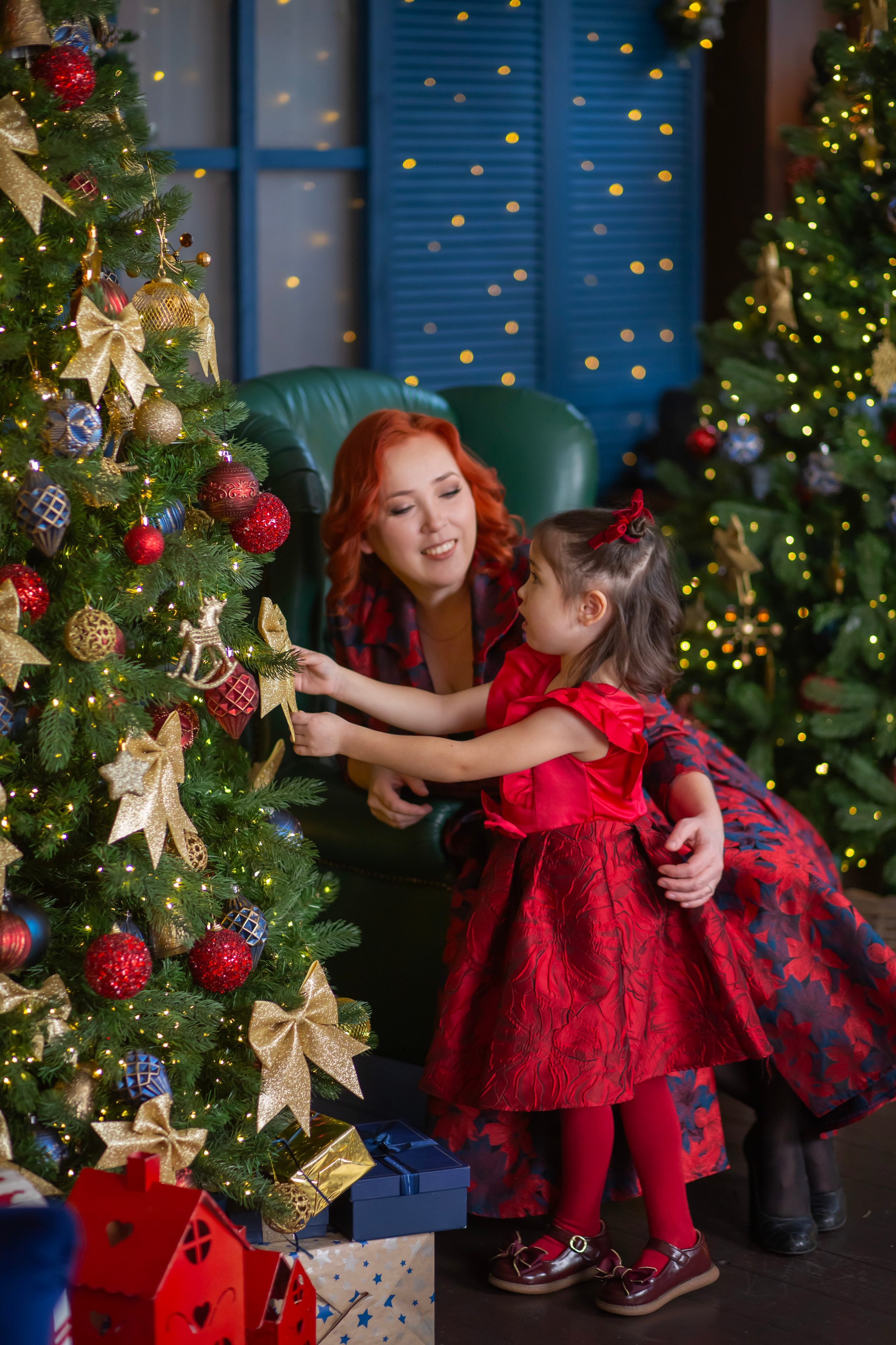 Семейная новогодняя фотосессия. Семейный и детский фотограф в Москве и МО — Александра